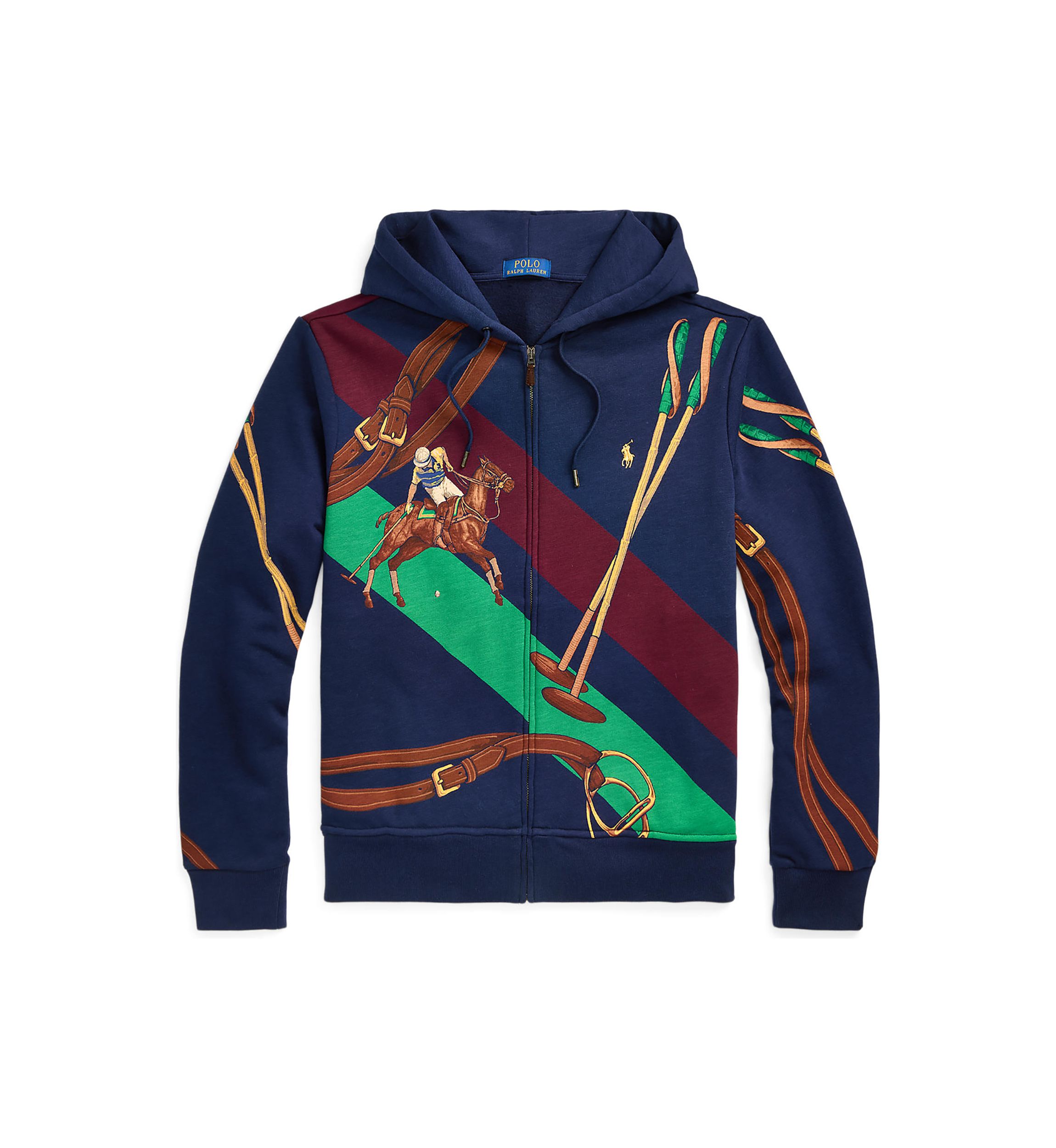 Equestrian Fleece Full-Zip Hoodie