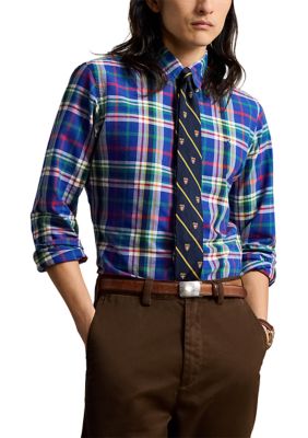 Polo Ralph Lauren Classic Fit Plaid Oxford Shirt | belk
