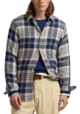 Polo Ralph Lauren Classic Fit Plaid Brushed Flannel Shirt | belk