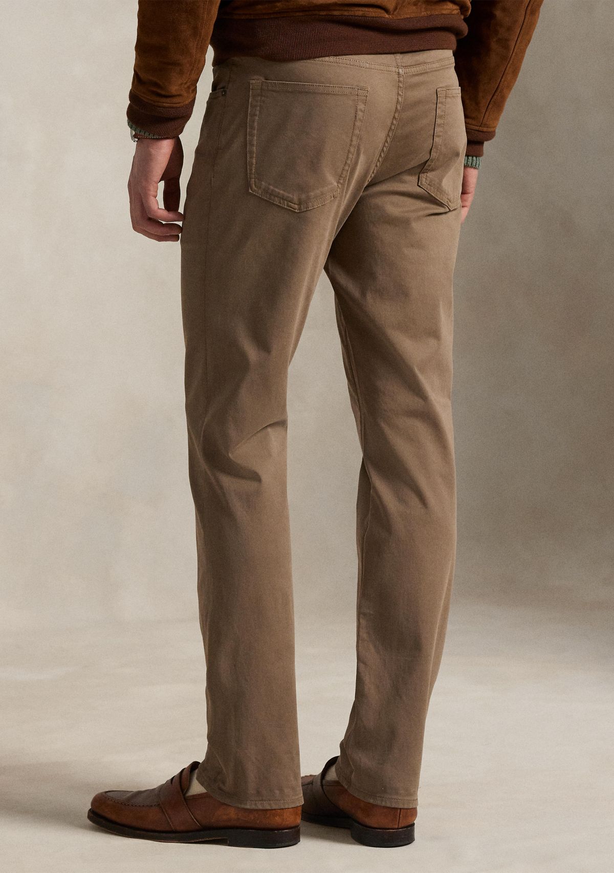 Varick Slim Straight Stretch Sateen Pants