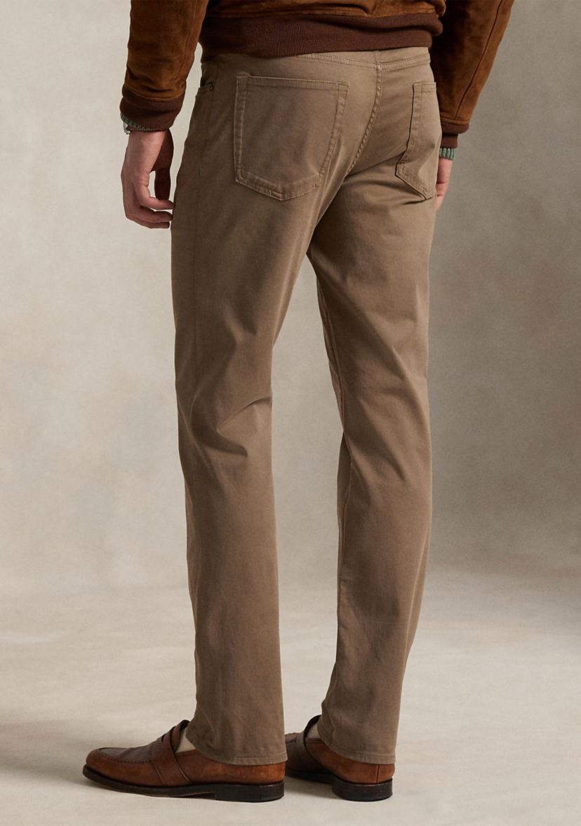 Varick Slim Straight Stretch Sateen Pants