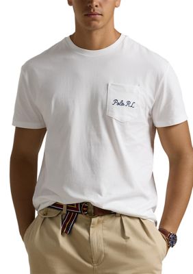 Polo Ralph Lauren Men's Classic Fit Polo Bear Jersey T-Shirt, White, Small -  0198352017682