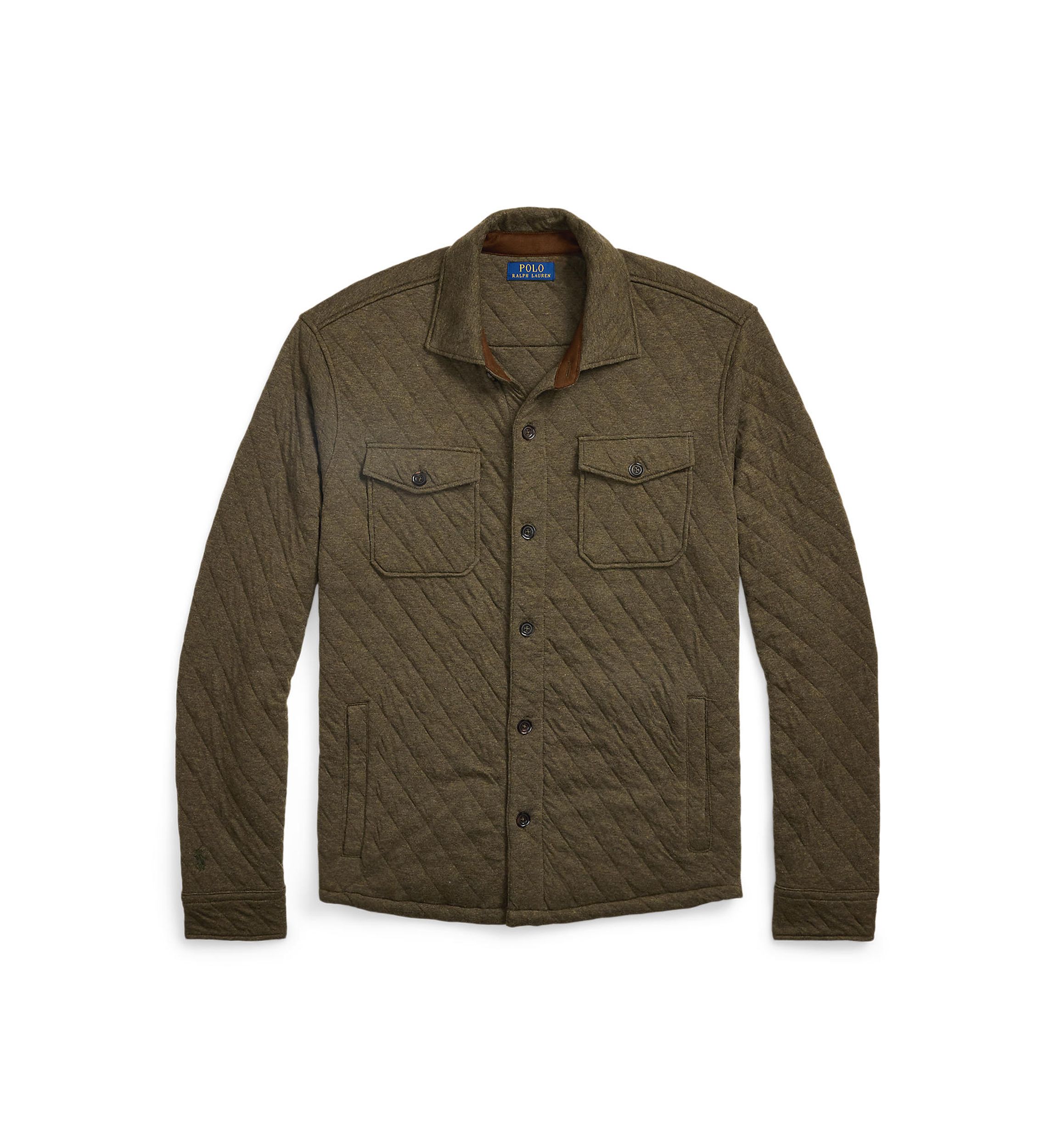 Quilted Double-Knit Jersey Overshirt