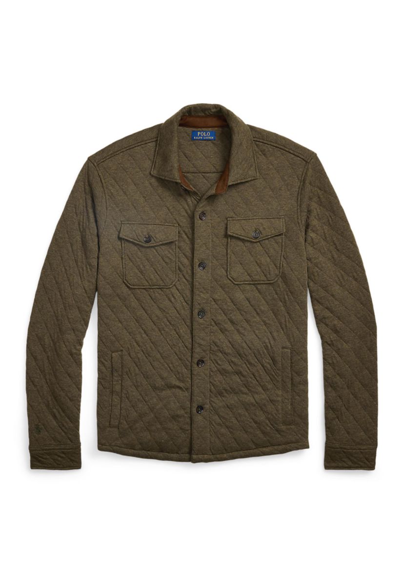 Quilted Double-Knit Jersey Overshirt