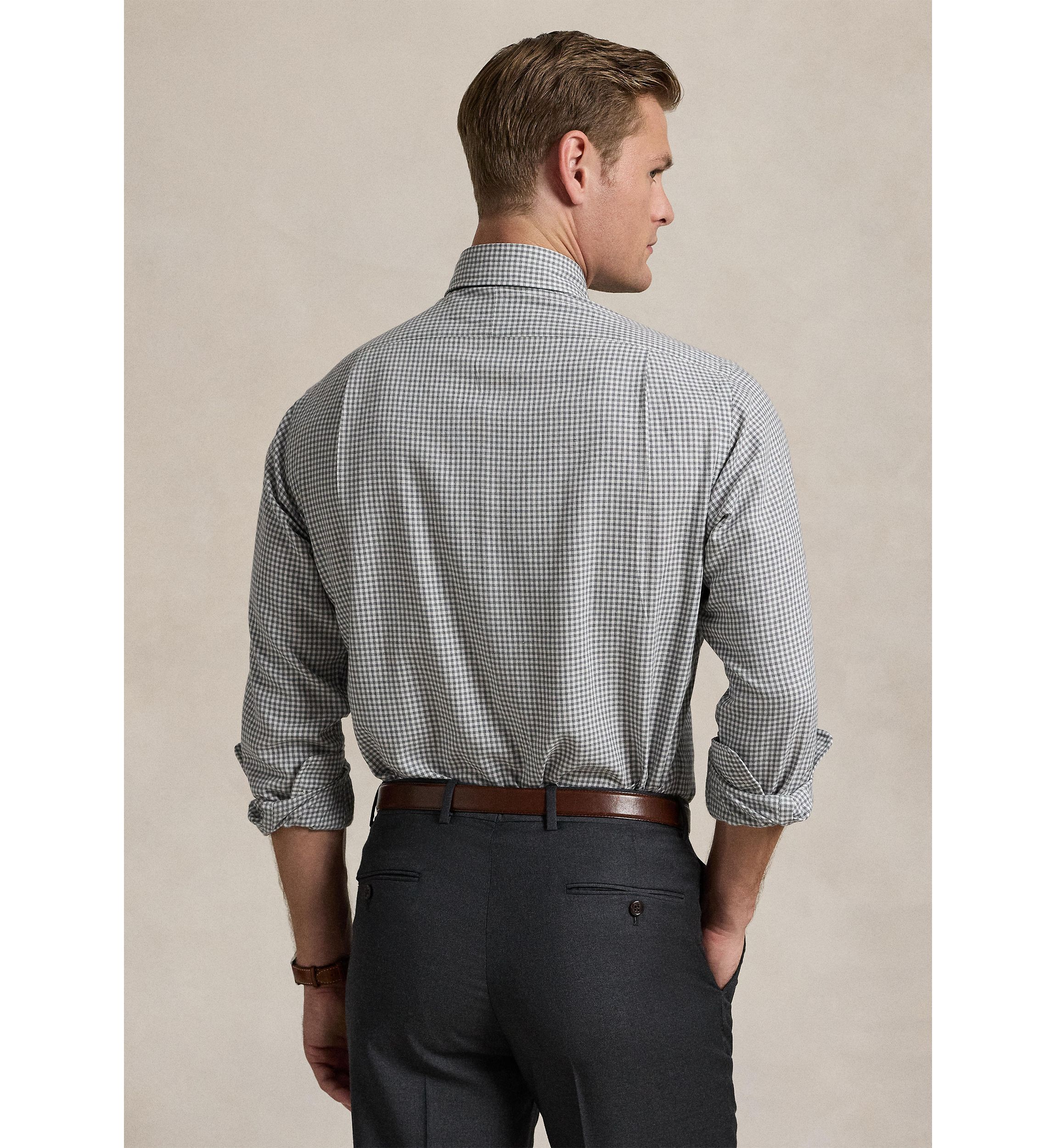 Classic Fit Gingham Twill Shirt