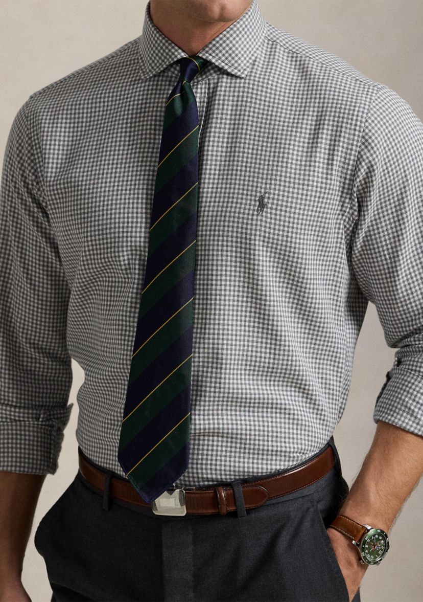 Classic Fit Gingham Twill Shirt