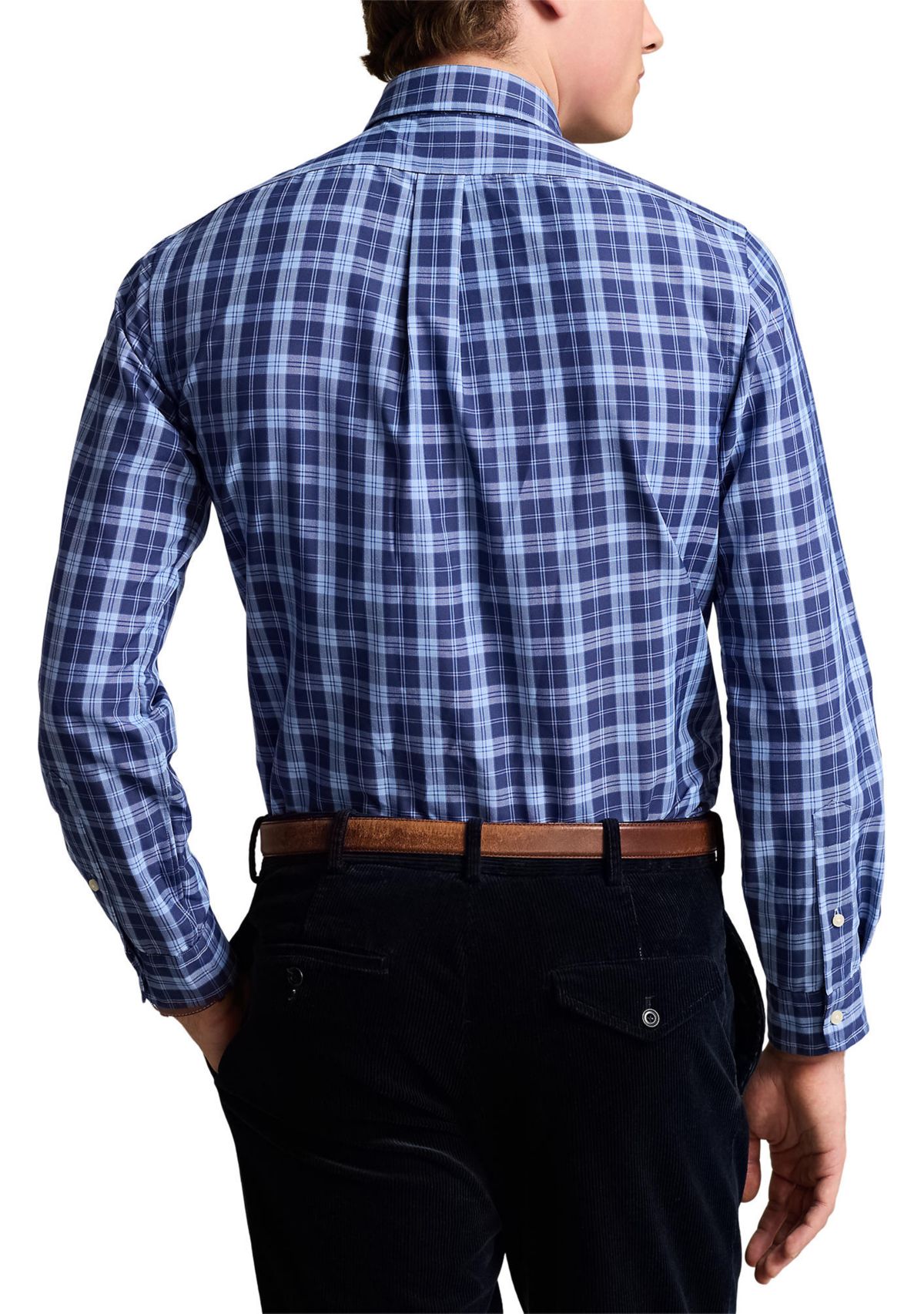 Classic Fit Performance Plaid Shirt