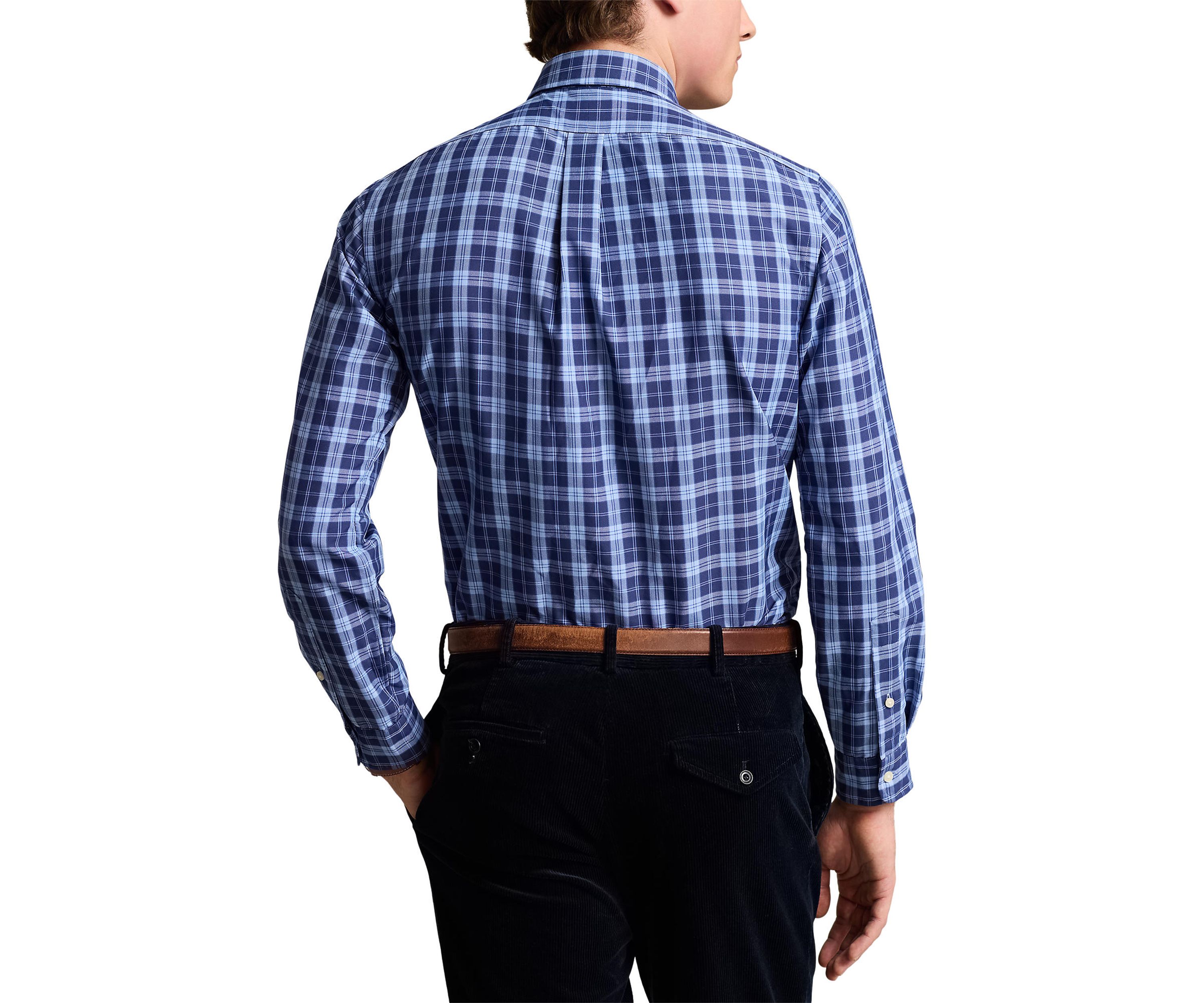Classic Fit Performance Plaid Shirt
