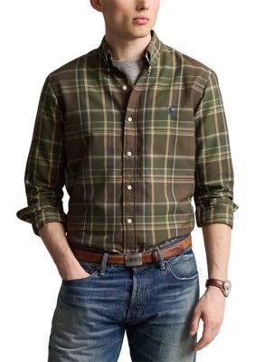 Polo Ralph Lauren Classic Fit Plaid Performance Shirt | belk