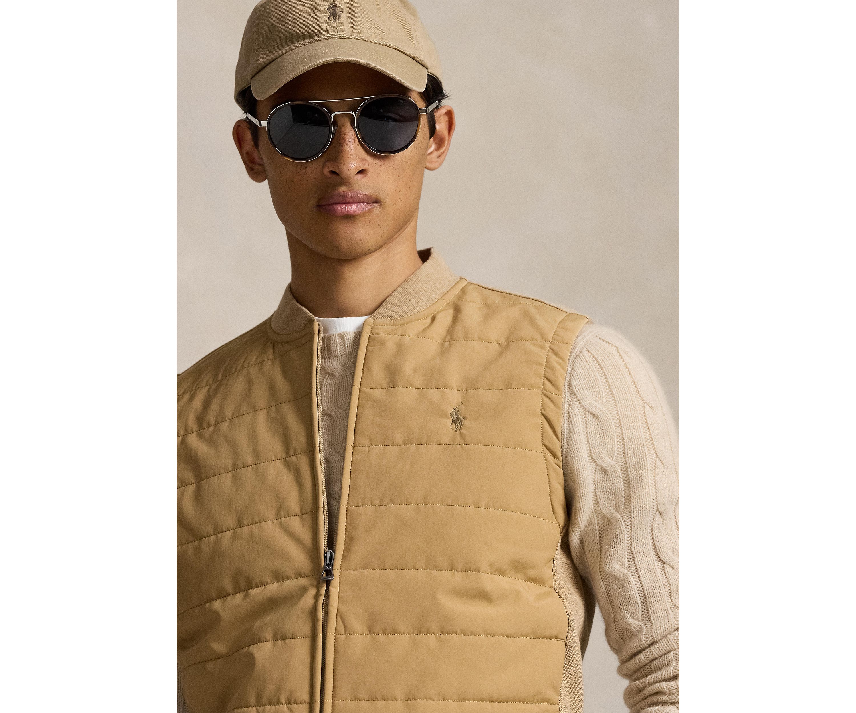 Quilted Hybrid Vest