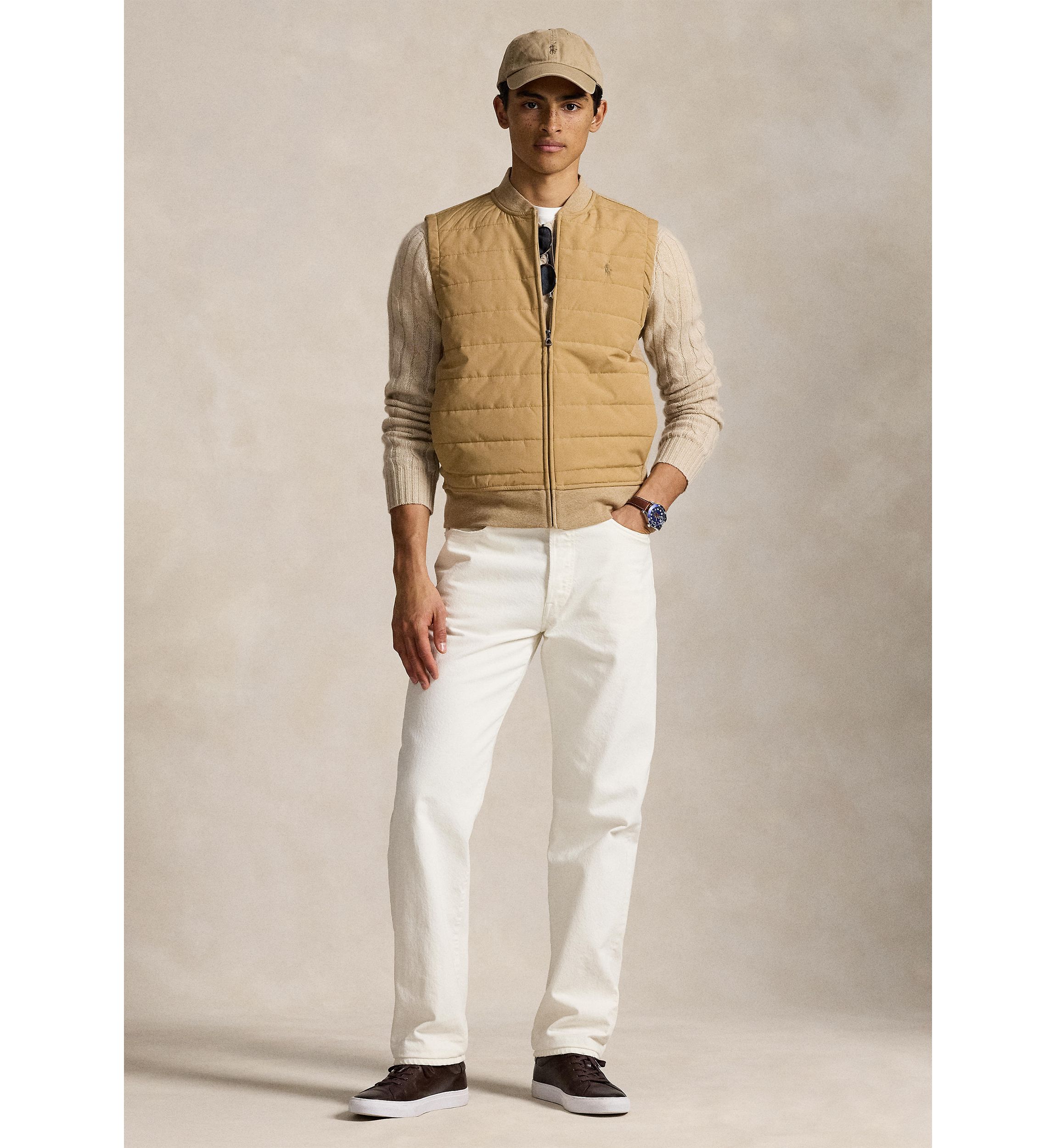 Quilted Hybrid Vest