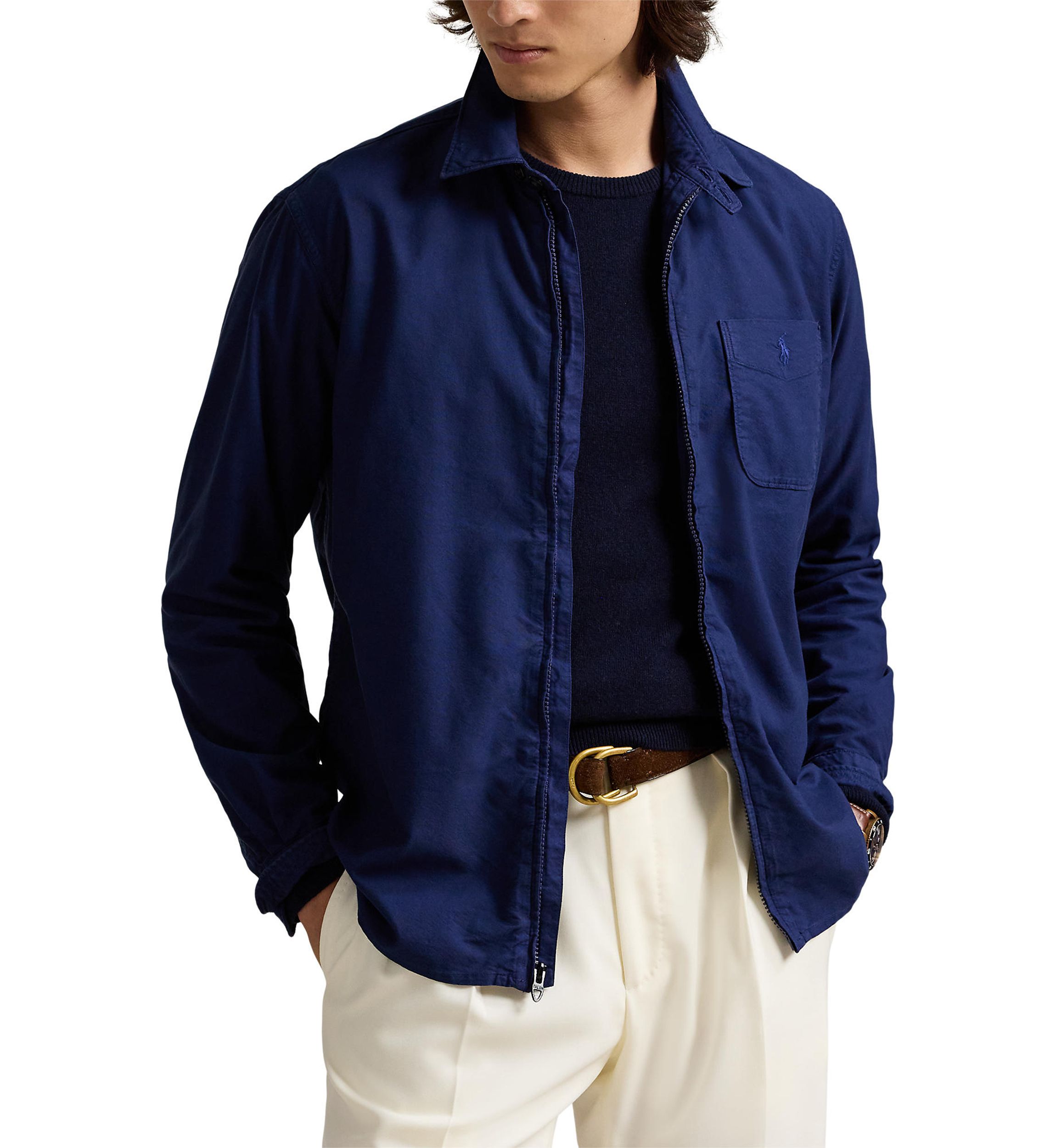 Garment Dyed Oxford Overshirt