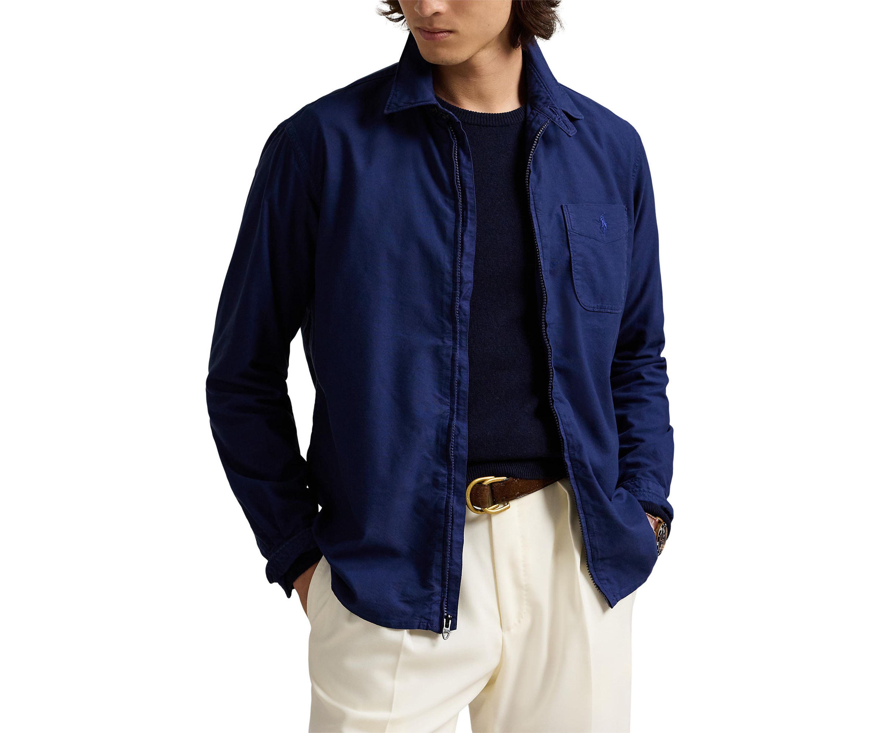 Garment Dyed Oxford Overshirt