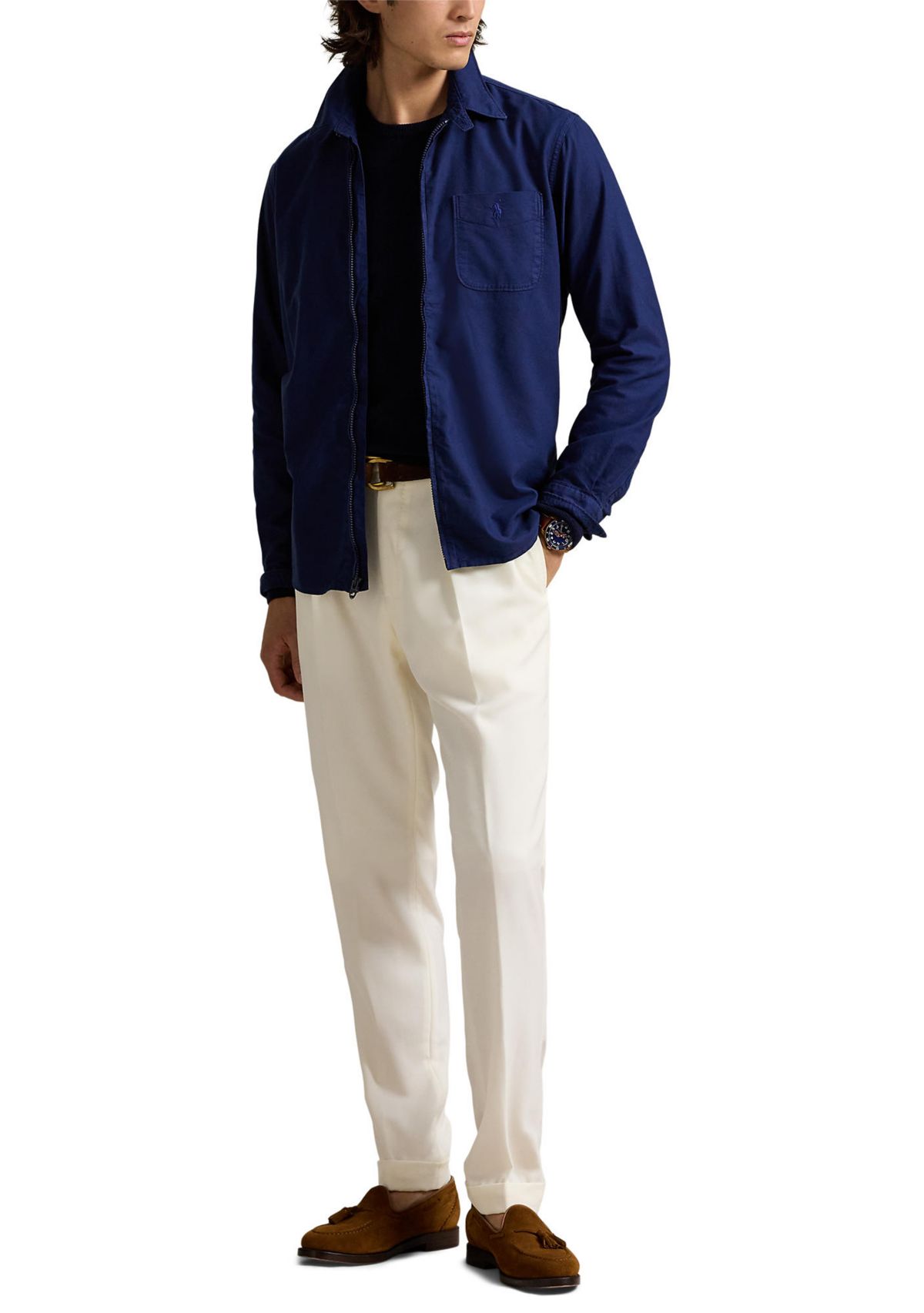 Garment Dyed Oxford Overshirt