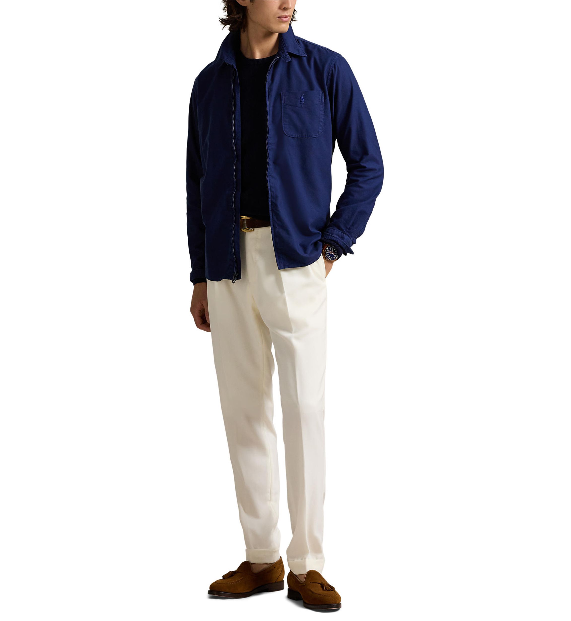Garment Dyed Oxford Overshirt