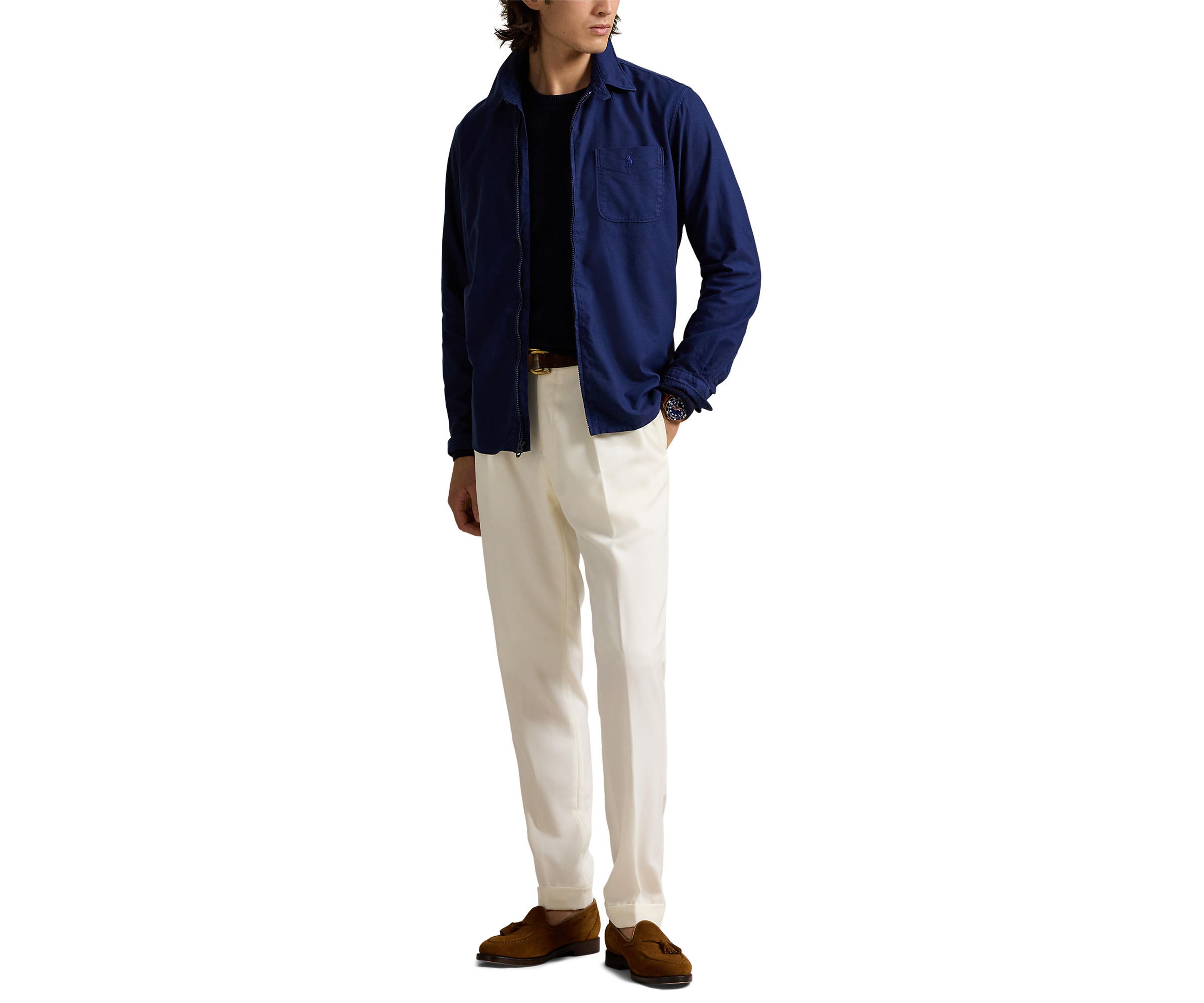 Garment Dyed Oxford Overshirt