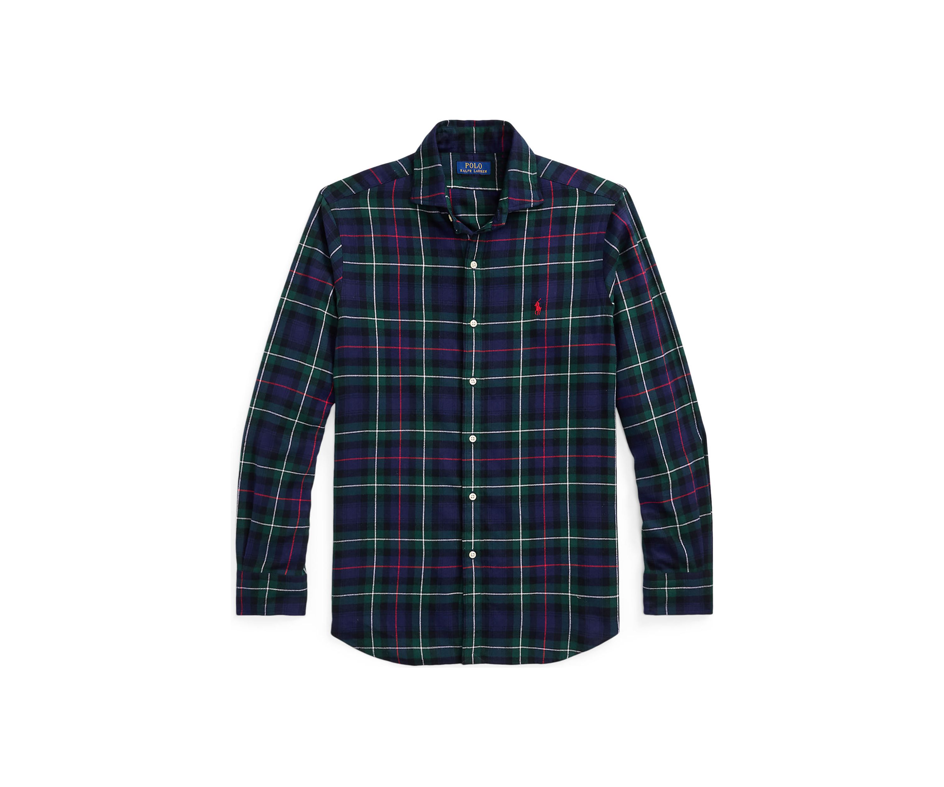 Classic Fit Plaid Twill Shirt