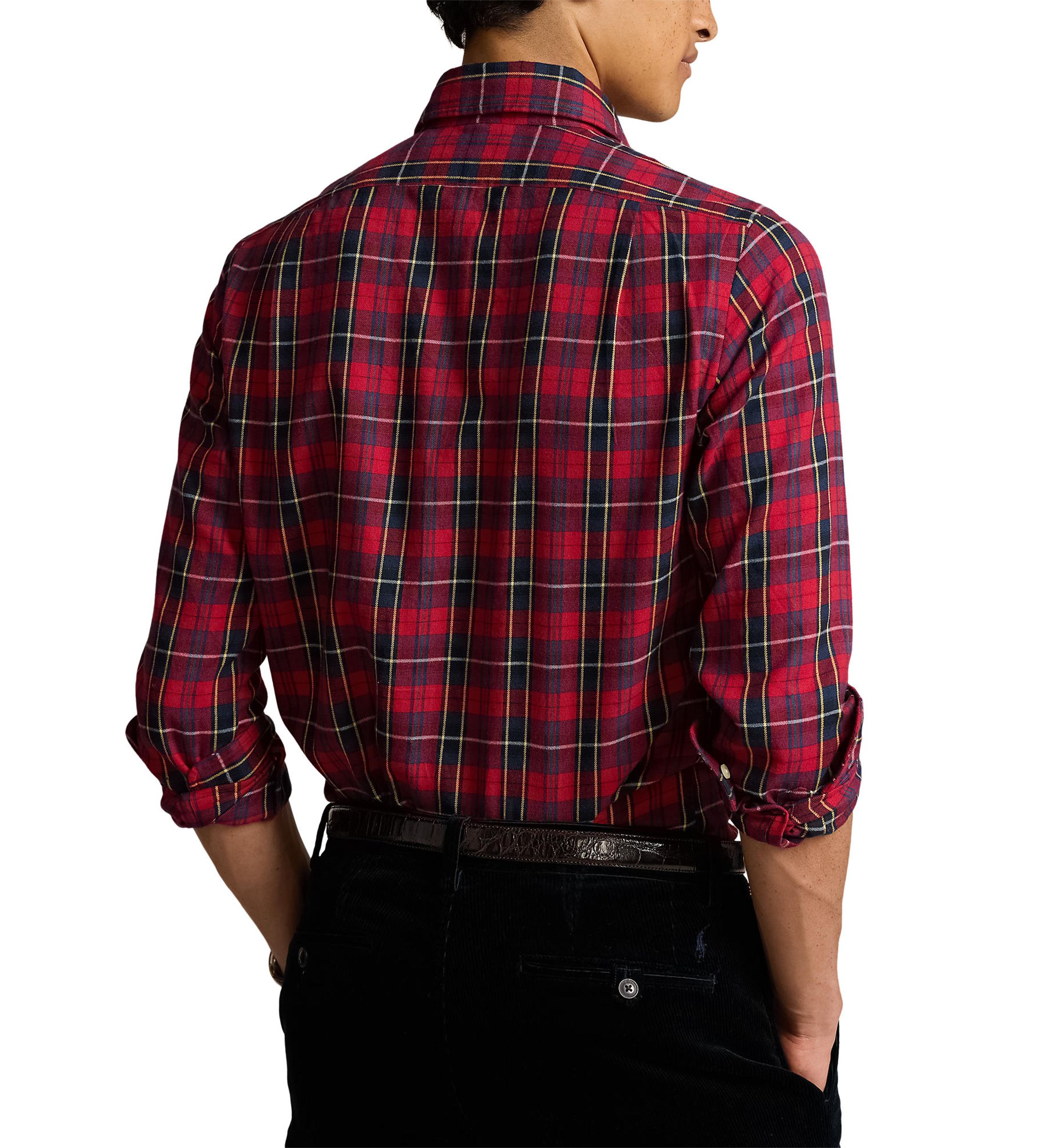 Classic Fit Plaid Twill Shirt