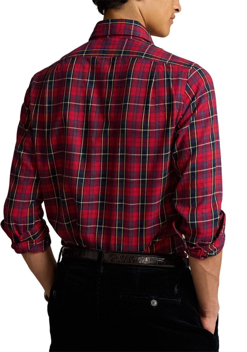 Classic Fit Plaid Twill Shirt