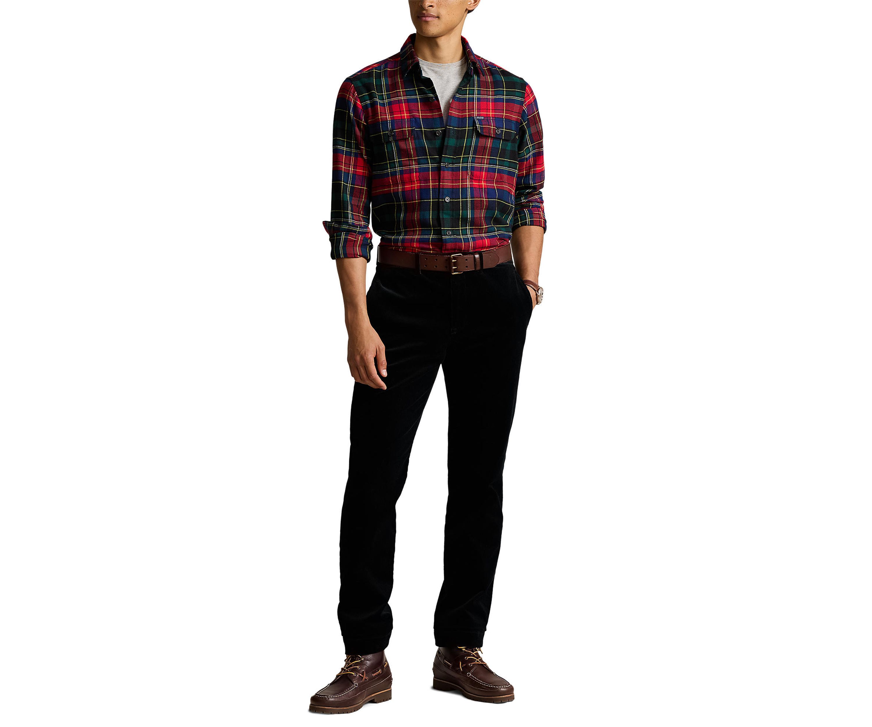 Classic Fit Plaid Flannel Workshirt