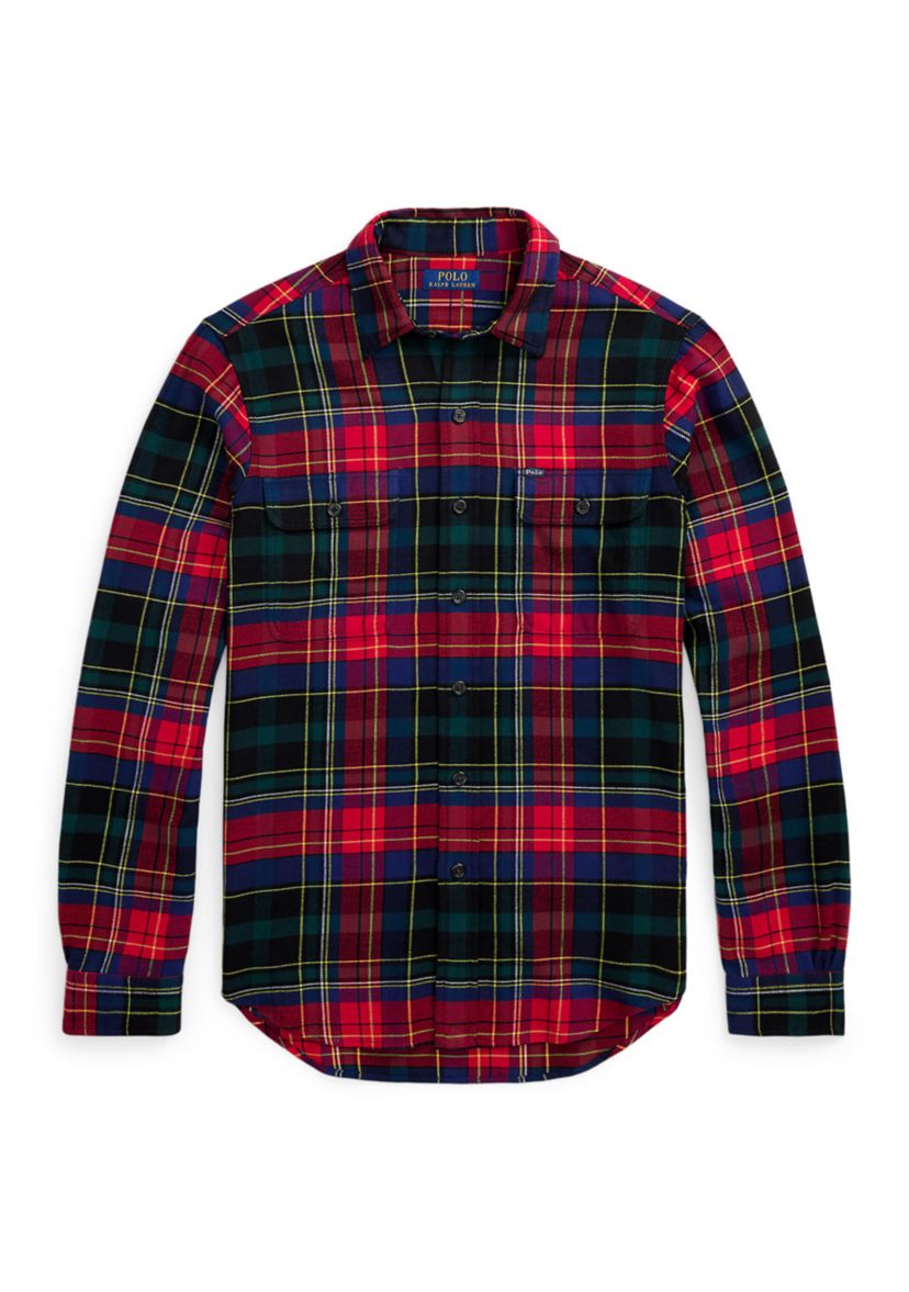 Classic Fit Plaid Flannel Workshirt