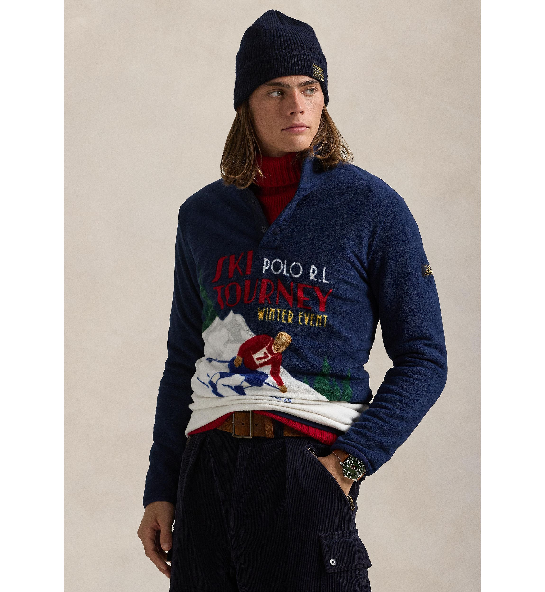 Plaid Pile Fleece Lined Hoodie