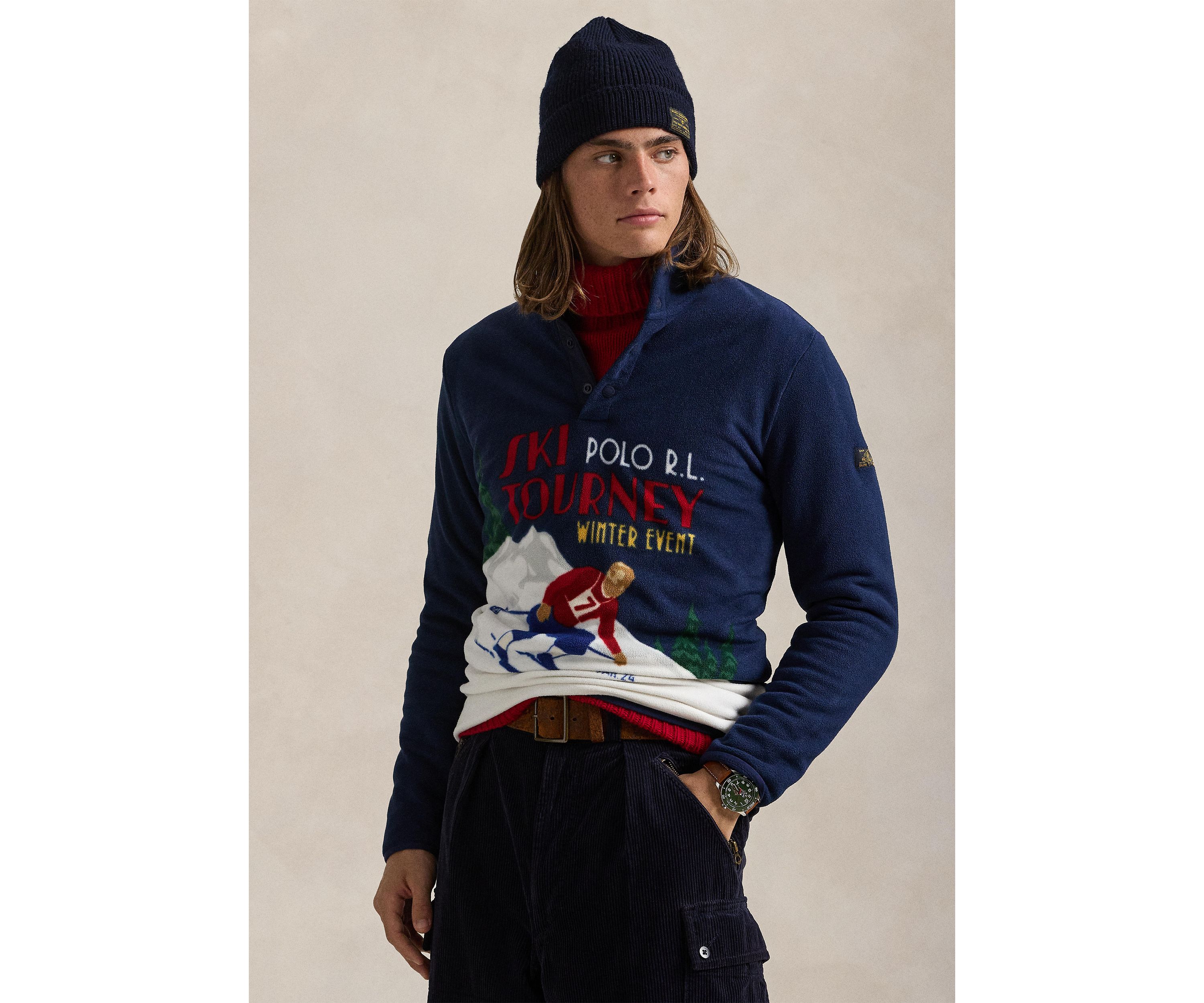 Plaid Pile Fleece Lined Hoodie