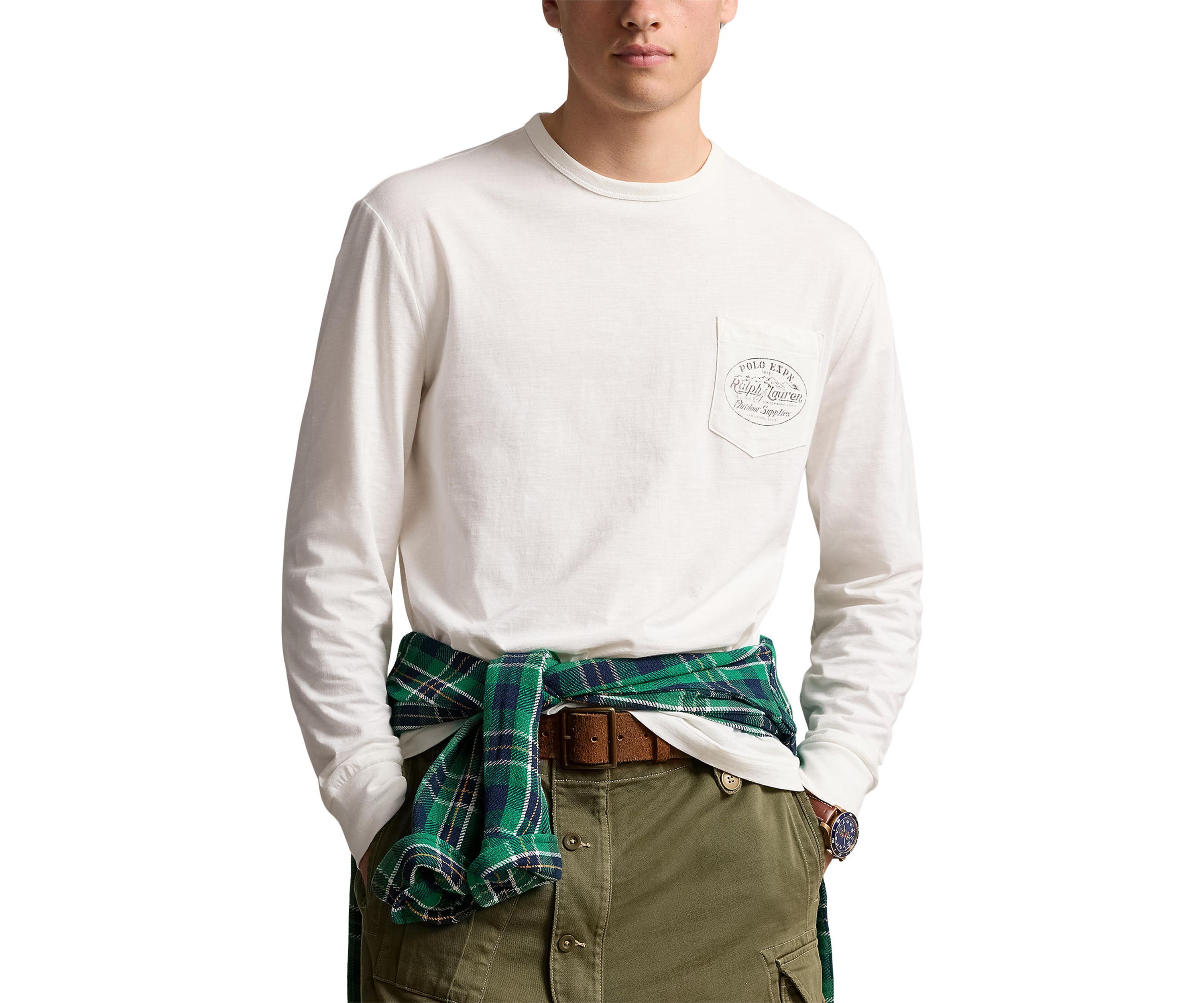 Classic Fit Slub Jersey Graphic T-Shirt
