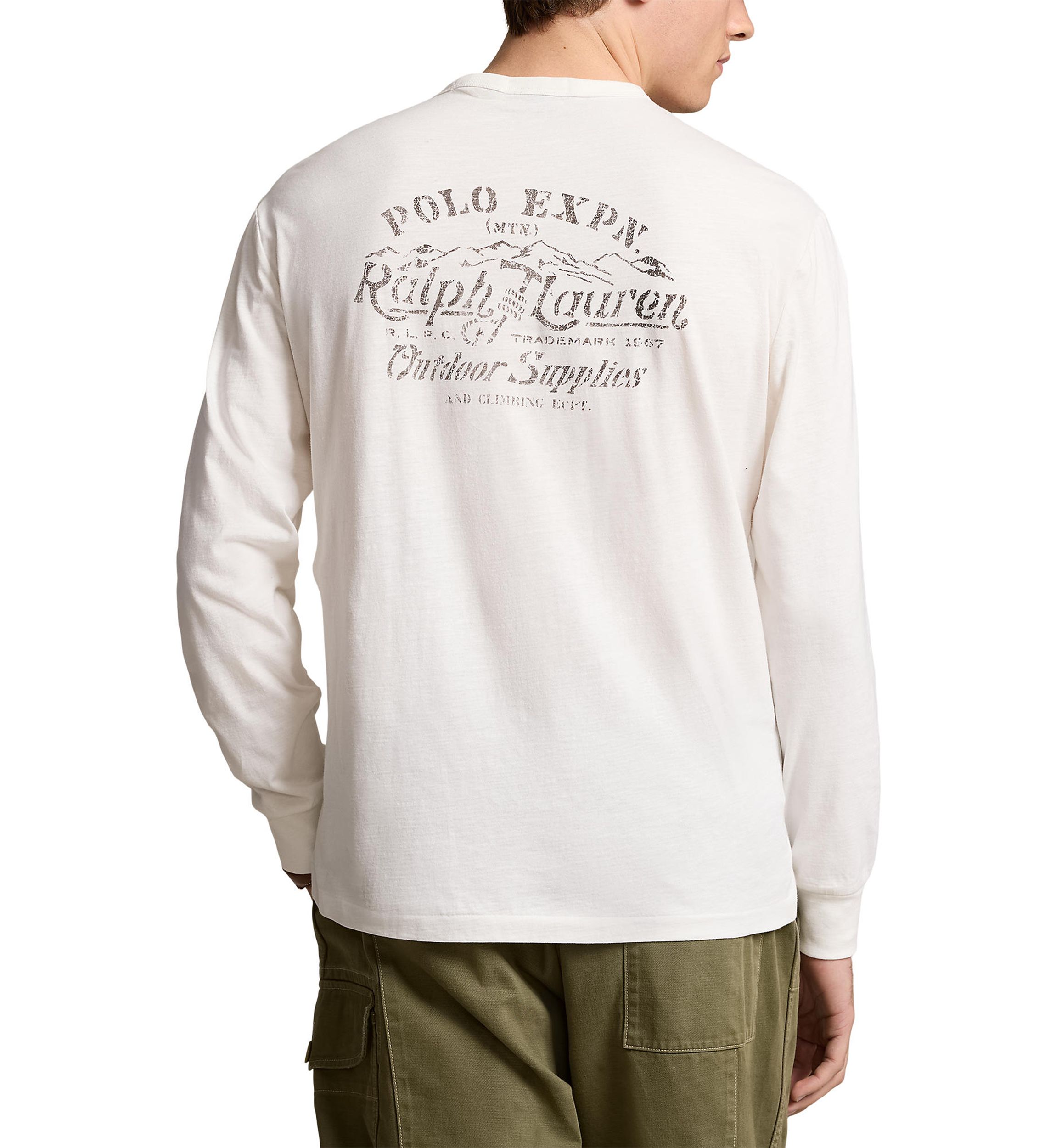 Classic Fit Slub Jersey Graphic T-Shirt