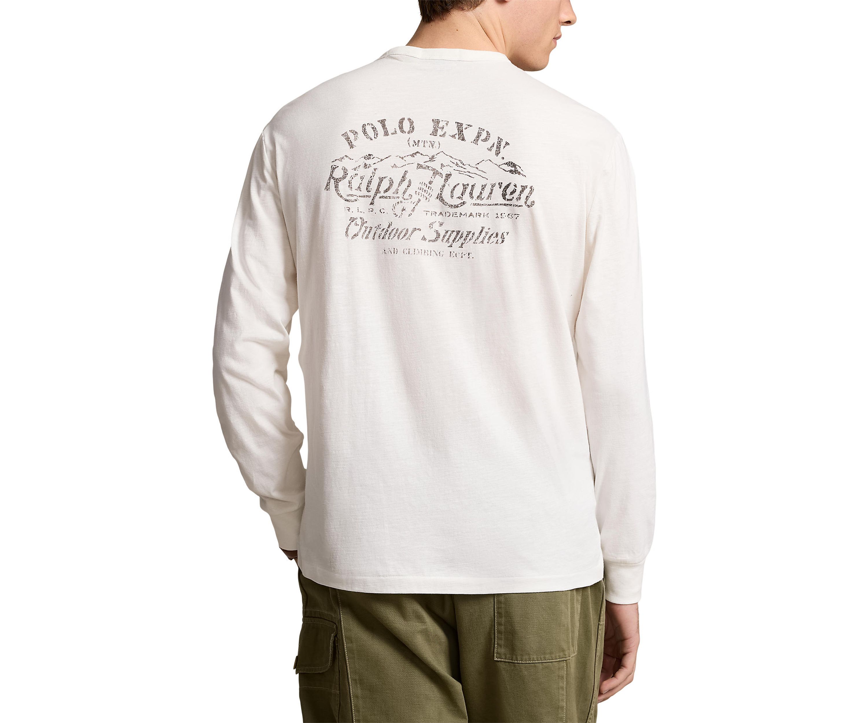 Classic Fit Slub Jersey Graphic T-Shirt