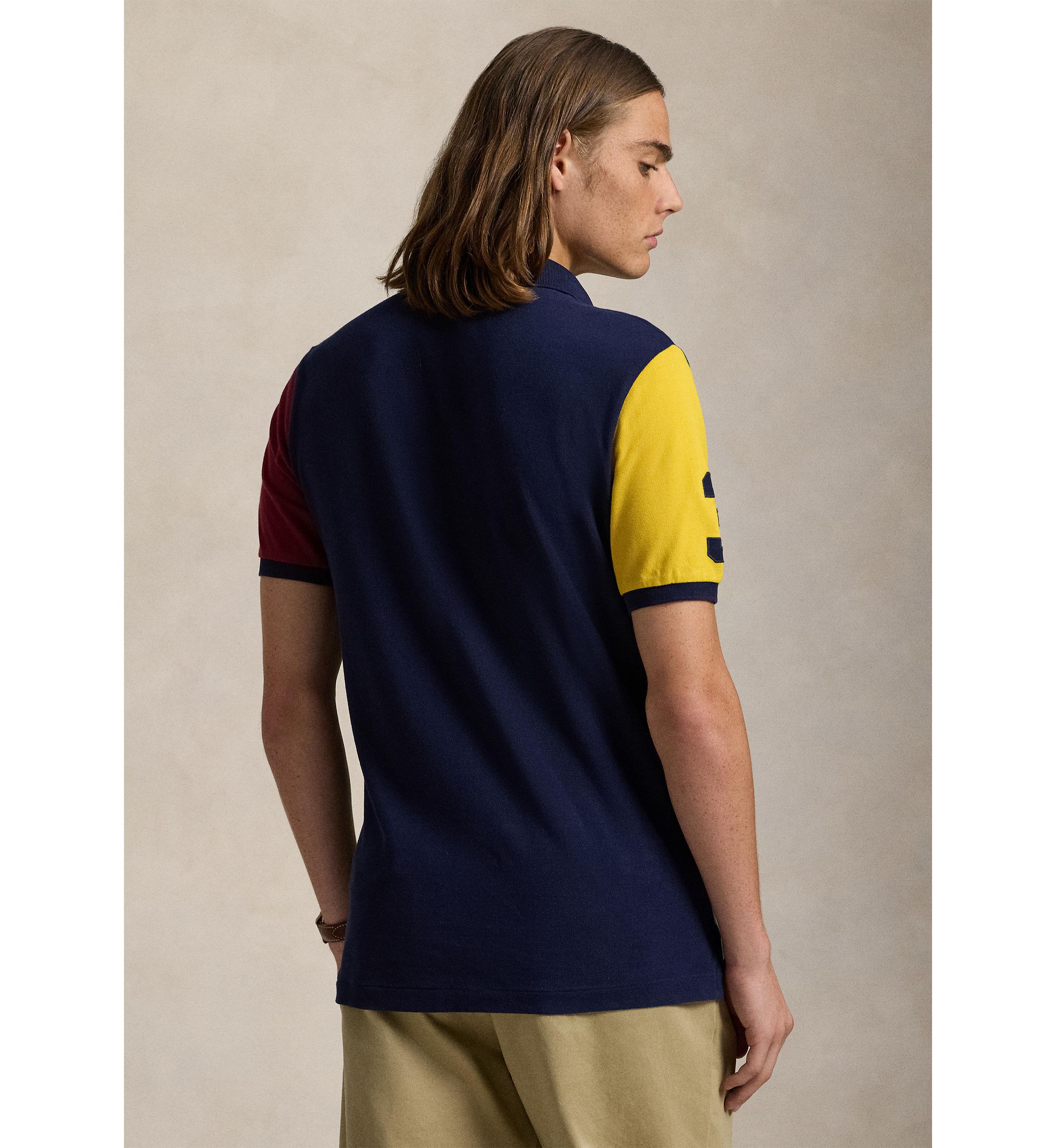 Classic Fit Big Pony Mesh Polo Shirt