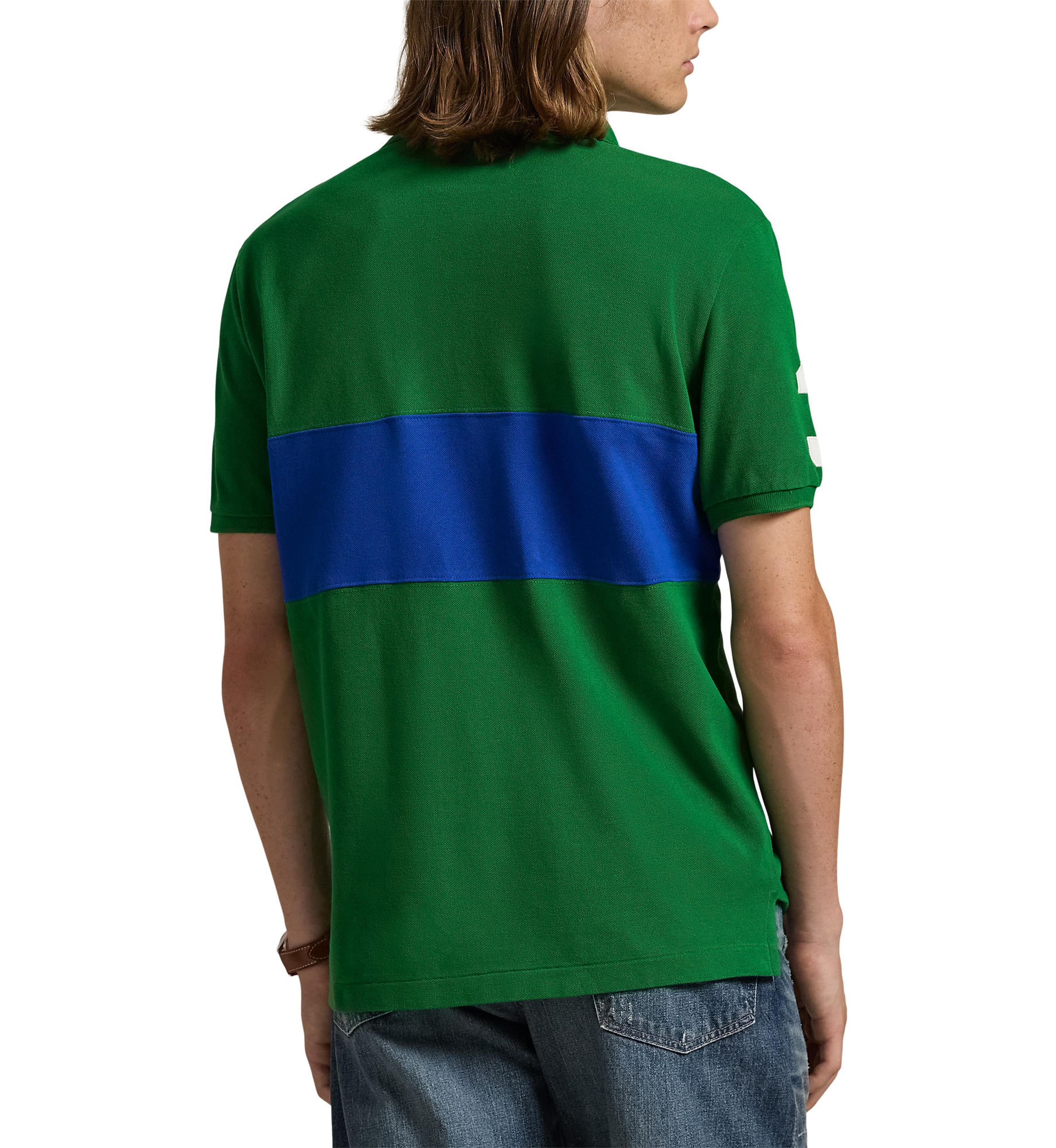 Classic Fit Big Pony Mesh Polo Shirt