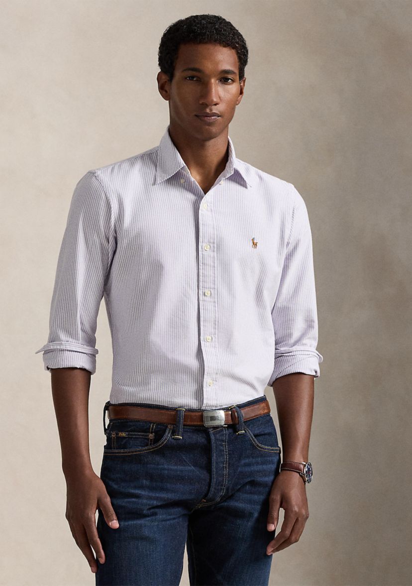 Polo Ralph Lauren Men's Custom Fit Striped Oxford Shirt | Belk