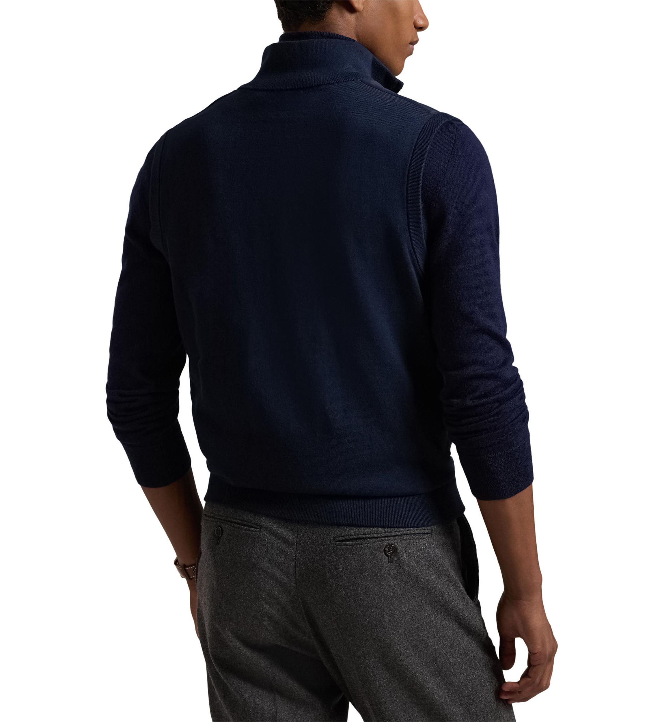 Hybrid Full Zip Sweater Vest