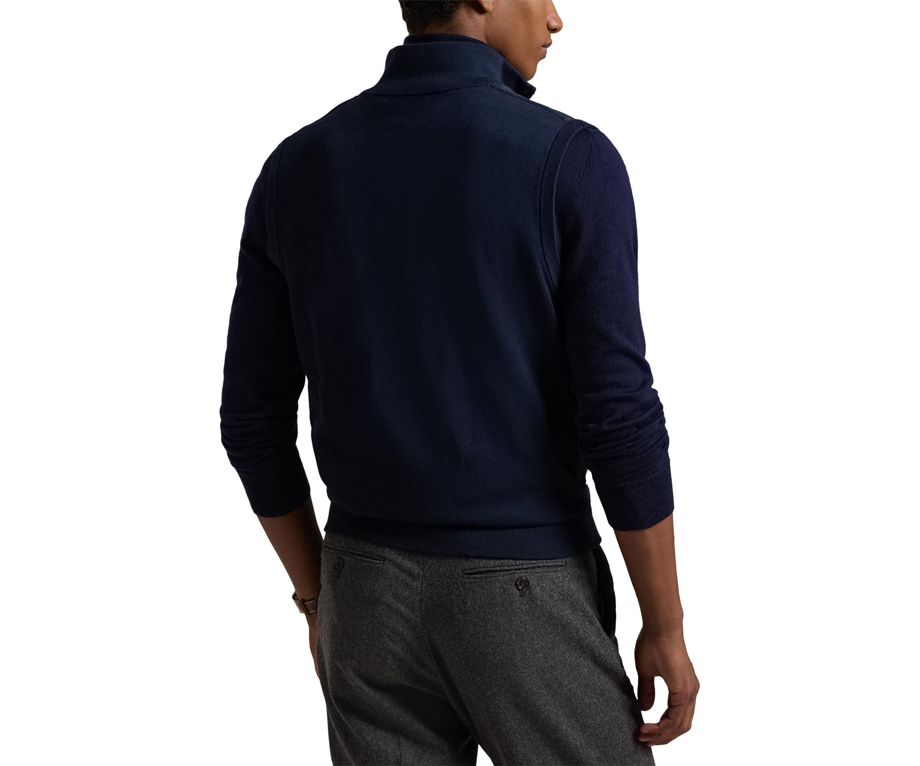 Hybrid Full Zip Sweater Vest