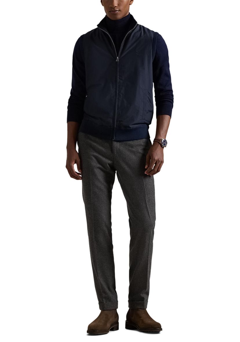 Hybrid Full Zip Sweater Vest