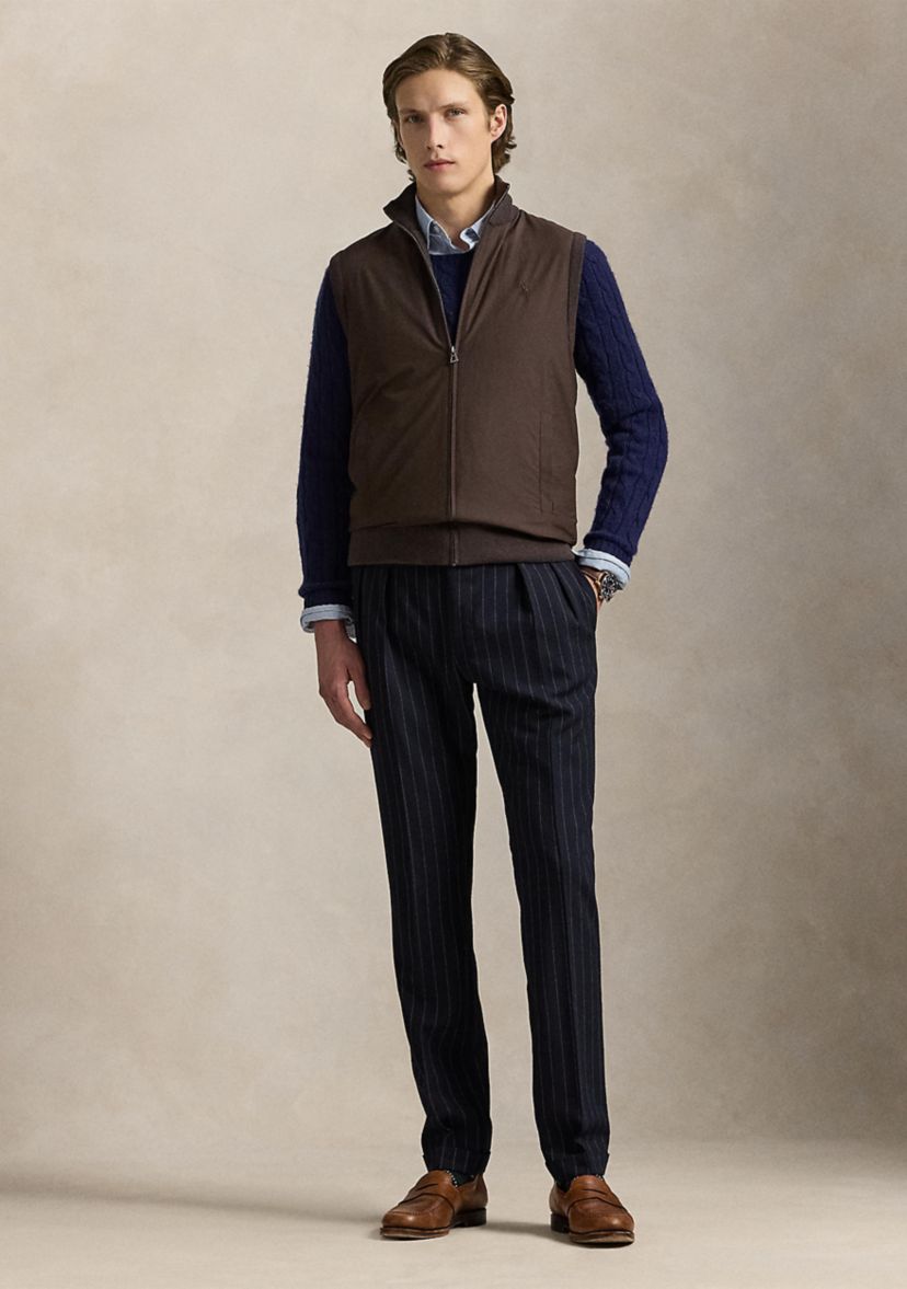 Mens Hybrid Full-Zip Sweater Vest