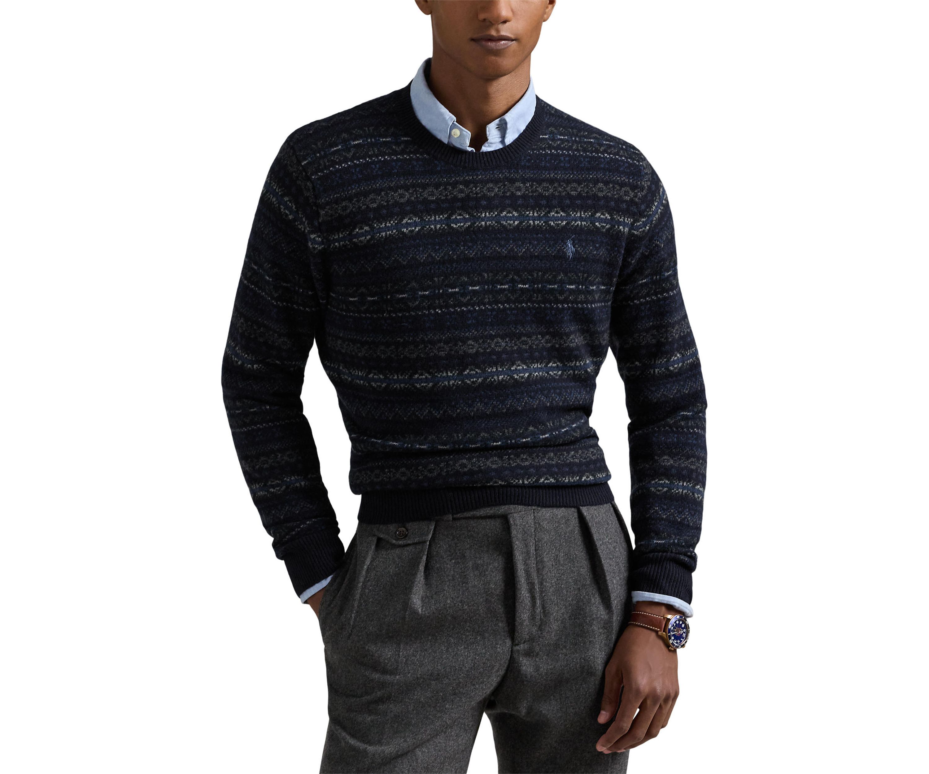 Fair Isle Wool Sweater