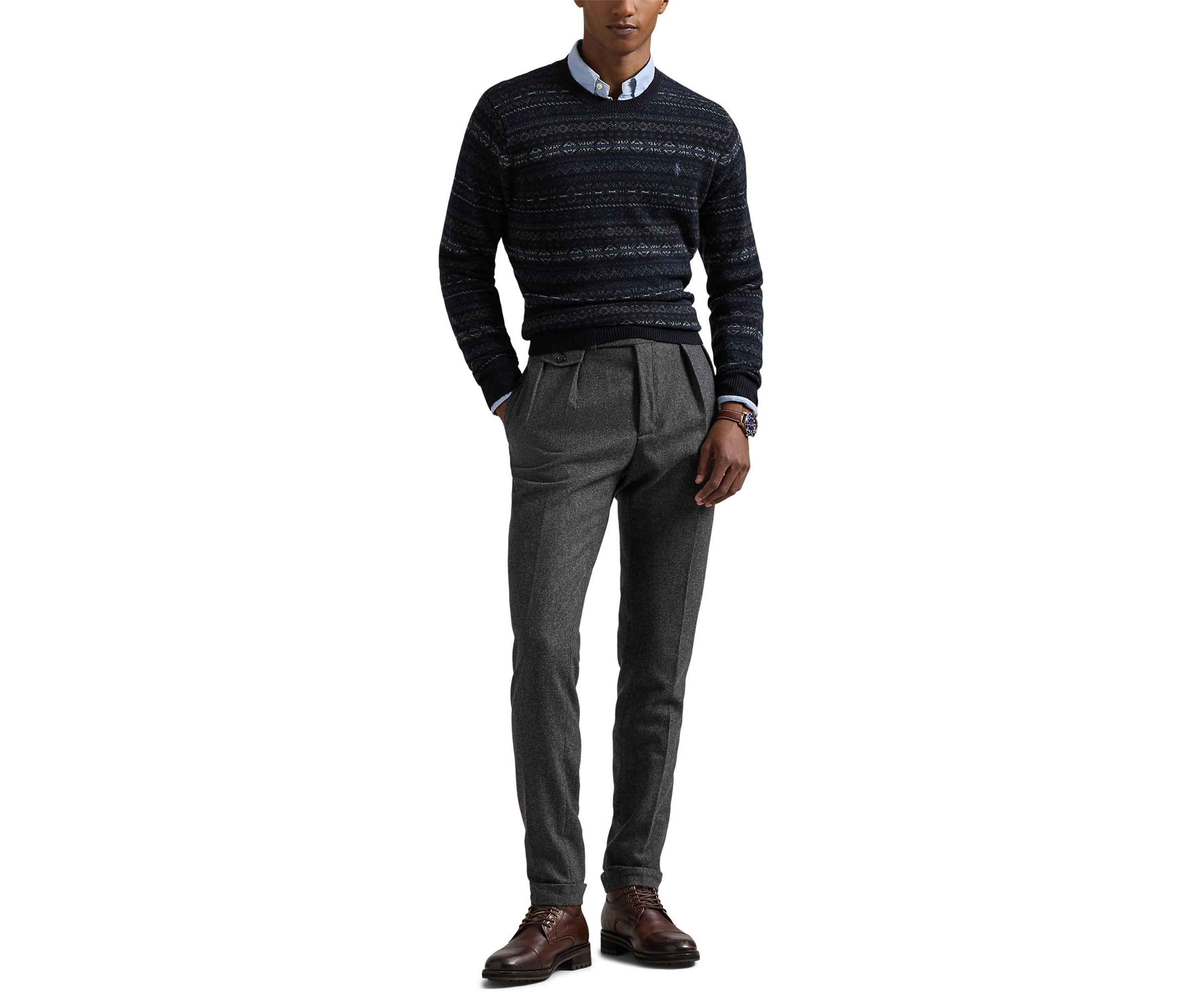 Fair Isle Wool Sweater