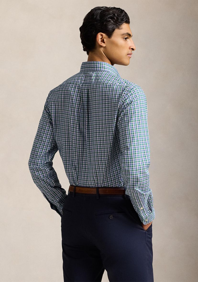 Classic Fit Plaid Twill Shirt