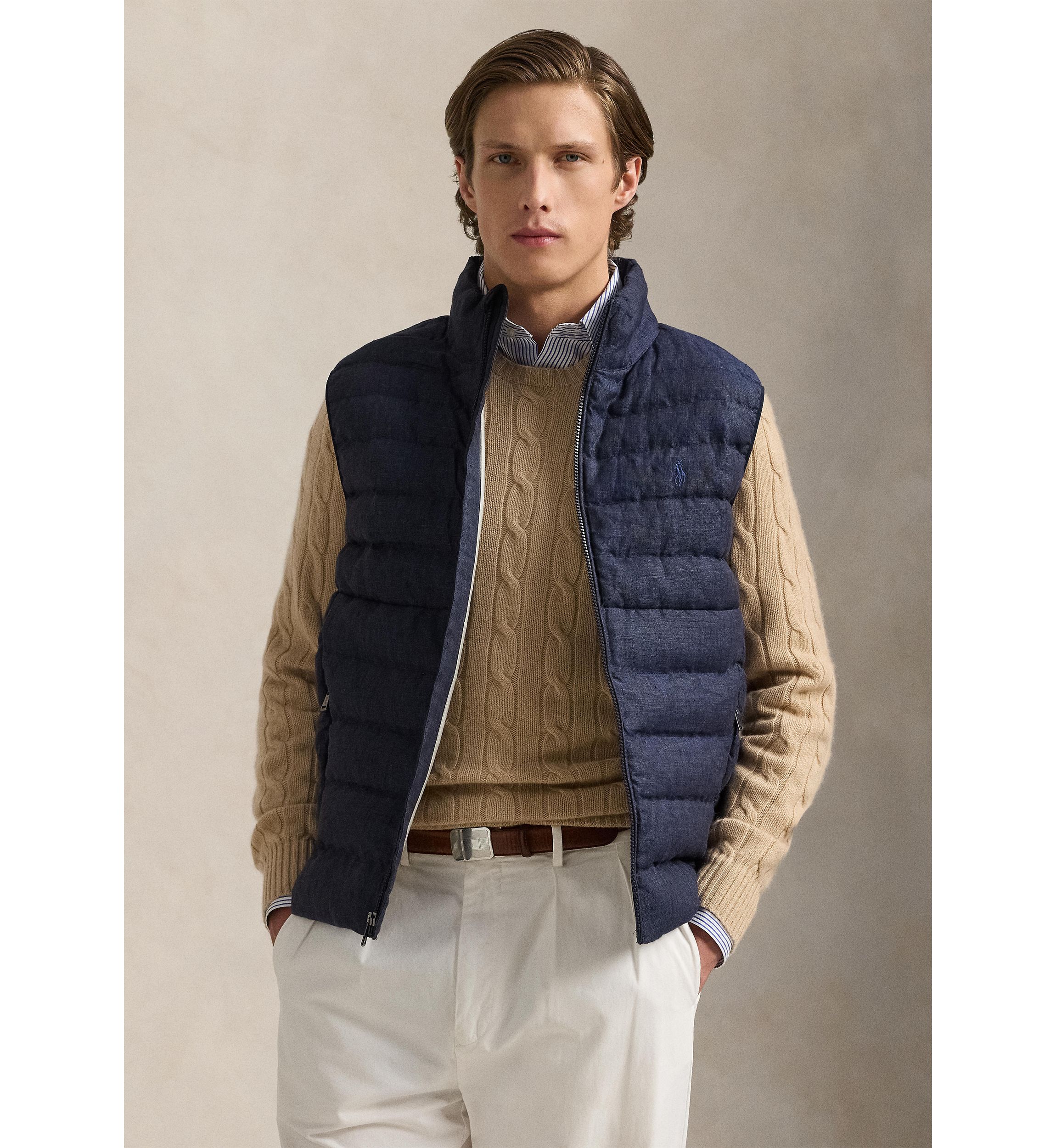 The Colden Linen Vest