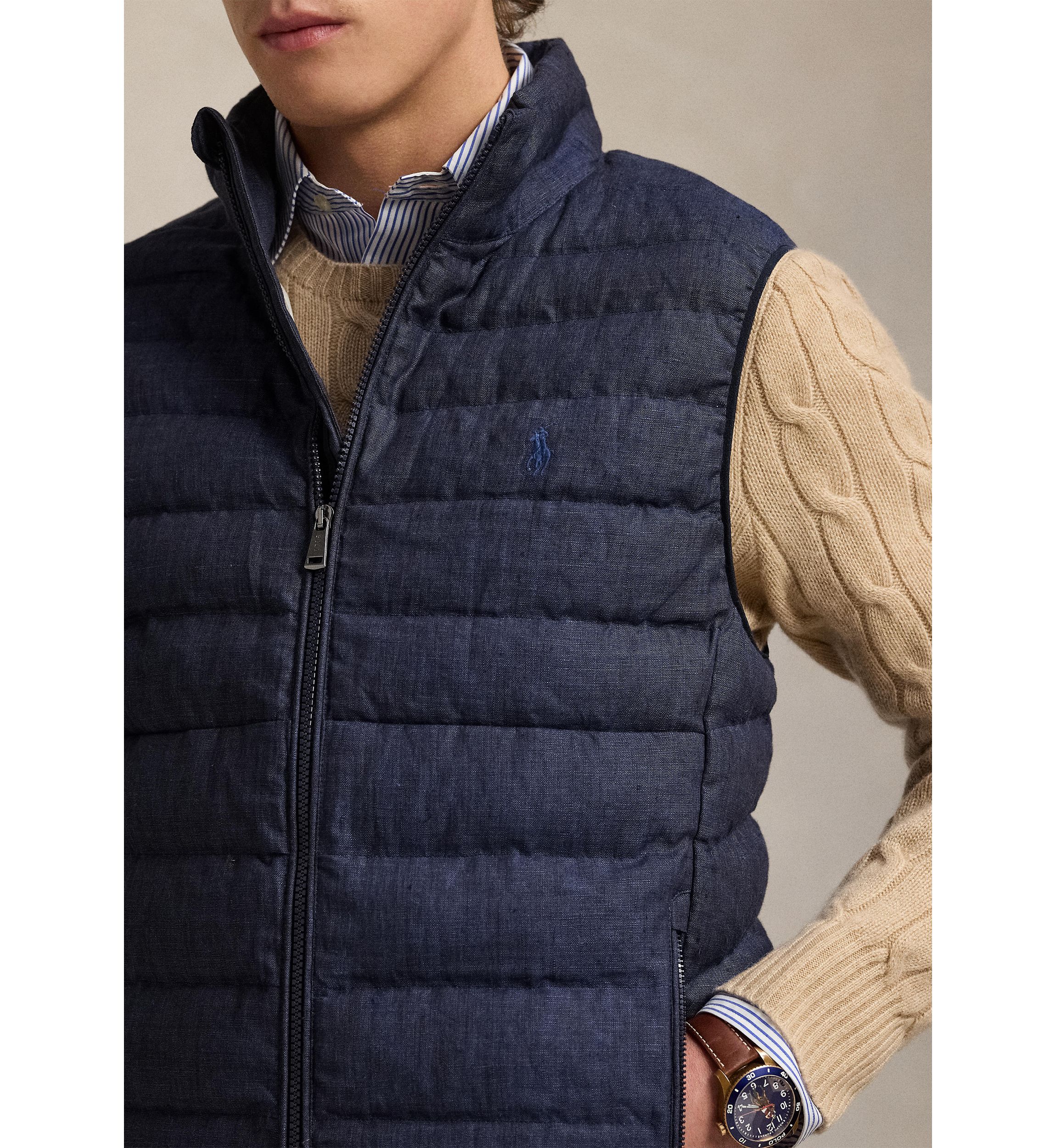The Colden Linen Vest