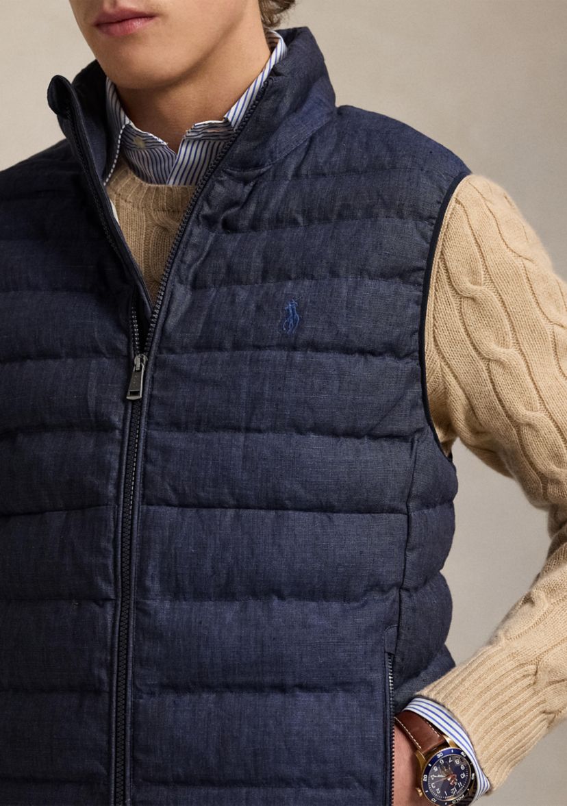 The Colden Linen Vest