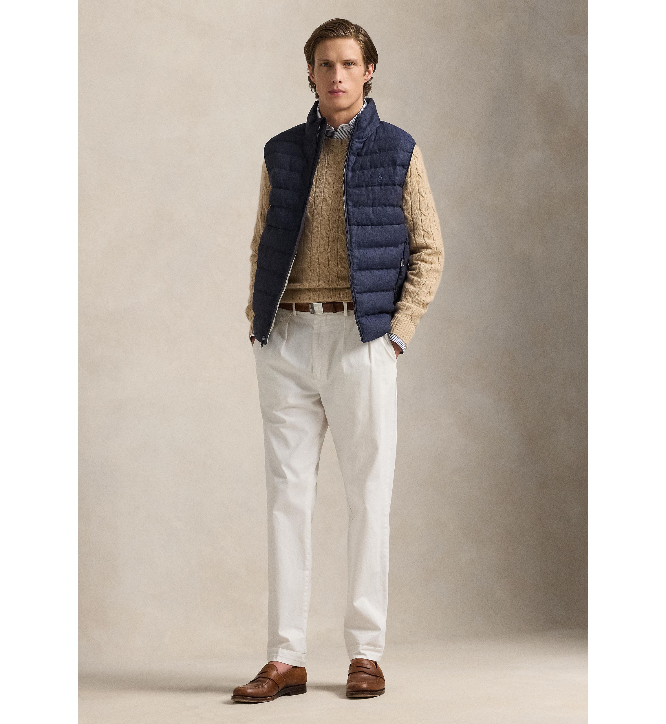 The Colden Linen Vest