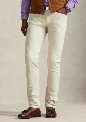 Polo Ralph Lauren Men's Sullivan Slim Polo Pony Stretch Jeans, White, 40 x 32