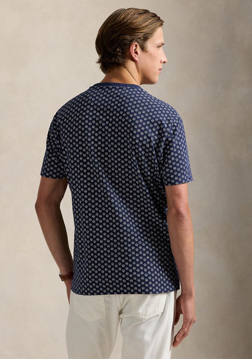Classic Fit Thistle Print Jersey T-Shirt