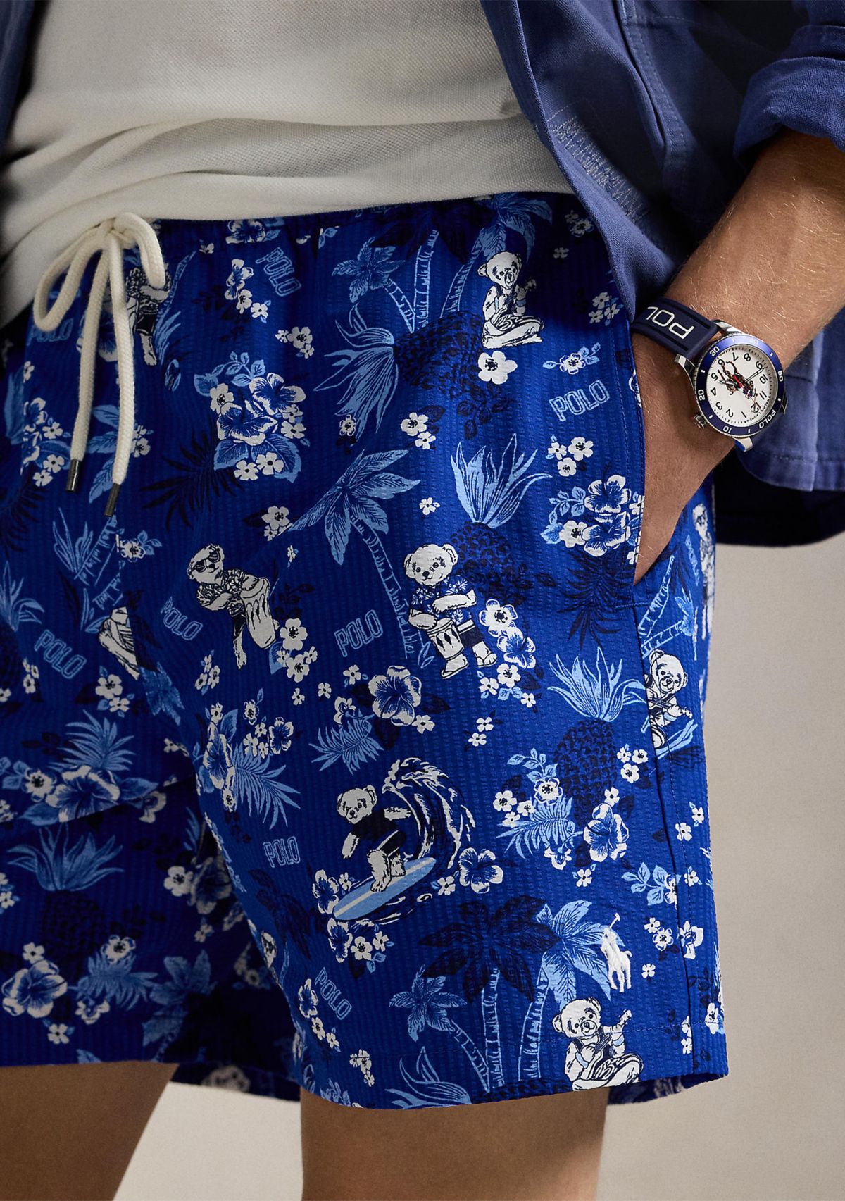 5.75" Traveler Polo Bear Swim Trunks