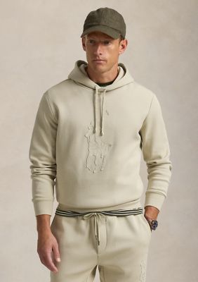 Polo Ralph Lauren Men's Leather-Pony Double-Knit Hoodie