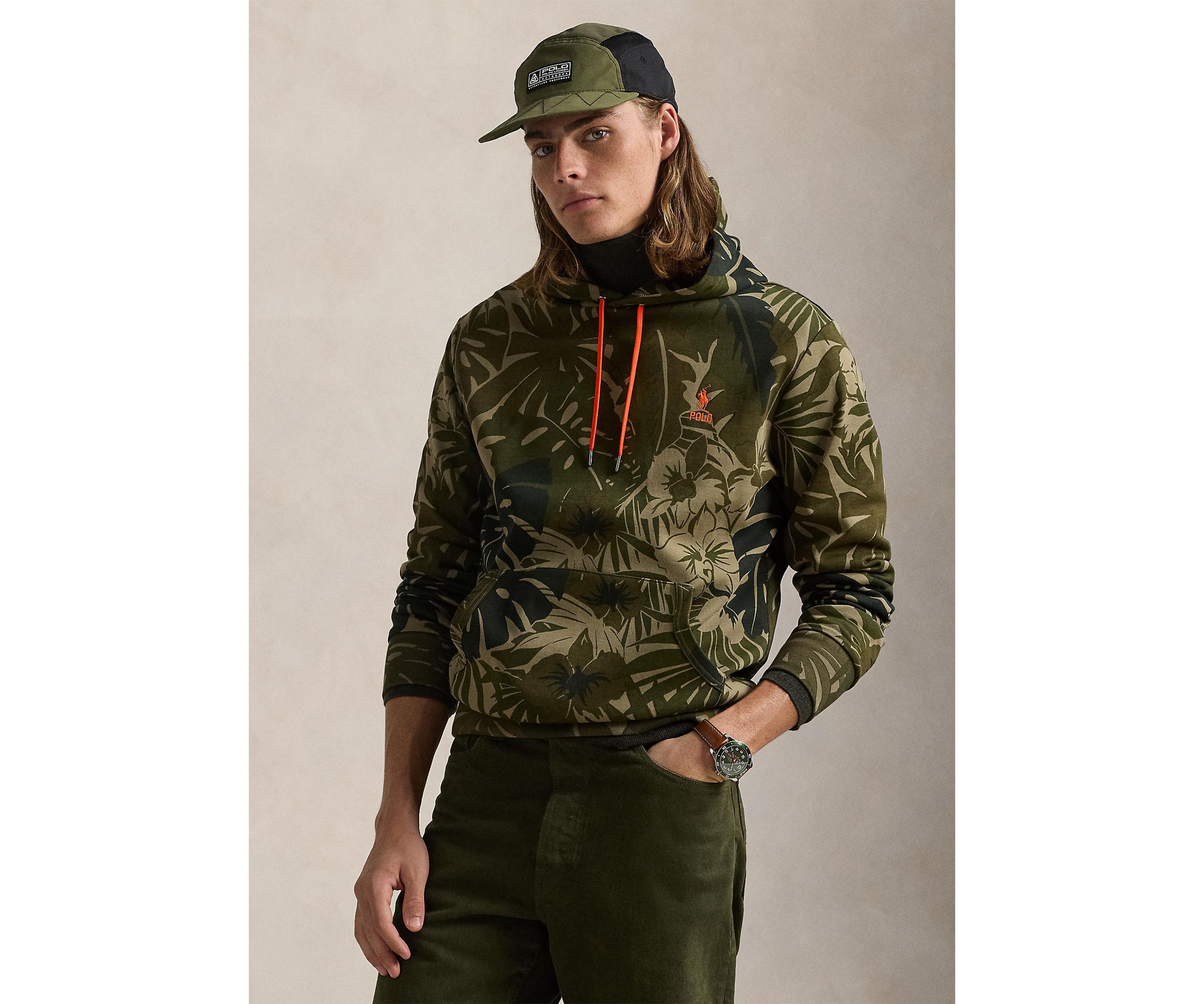 Palm Camo Double Knit Hoodie