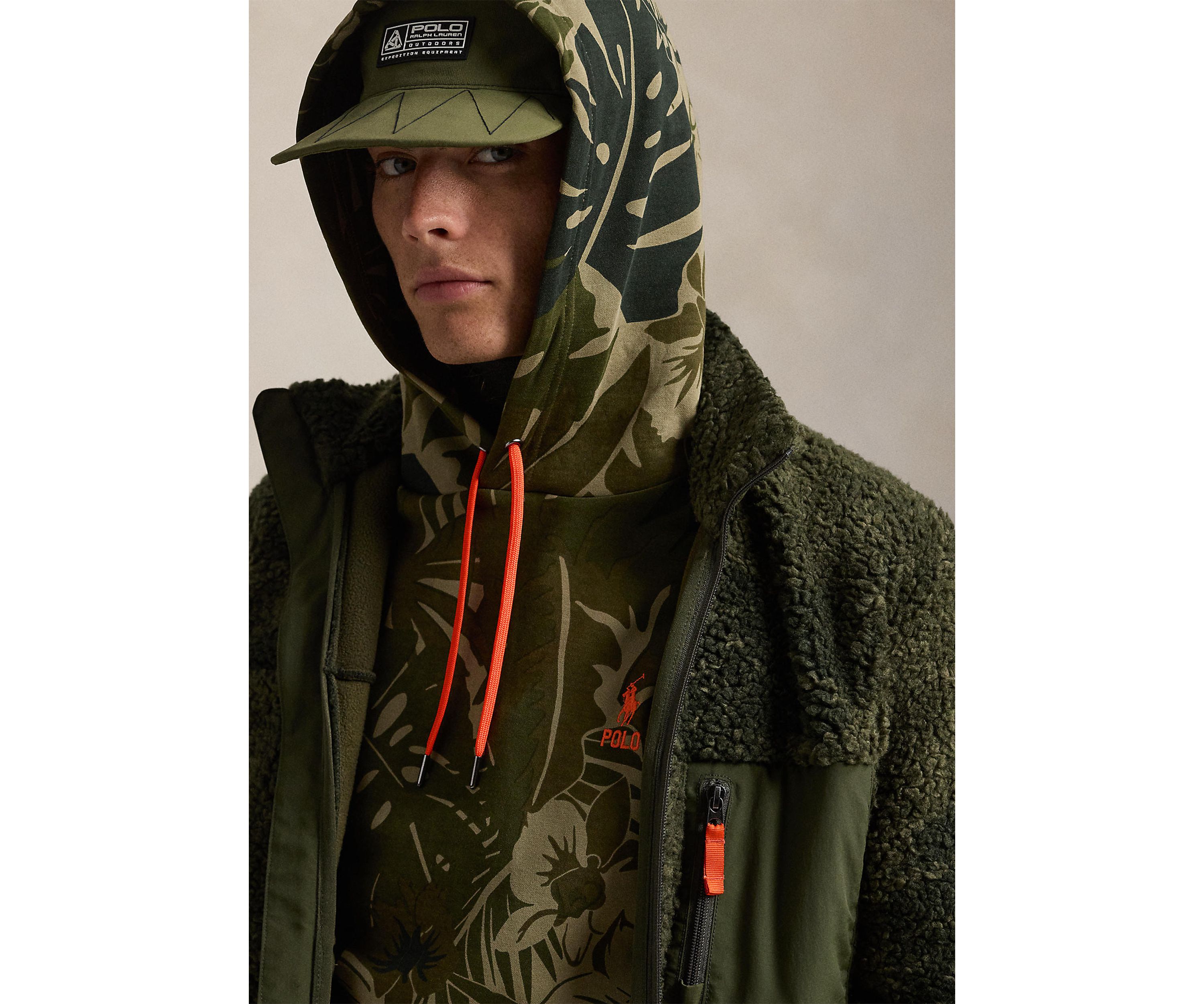 Palm Camo Double Knit Hoodie